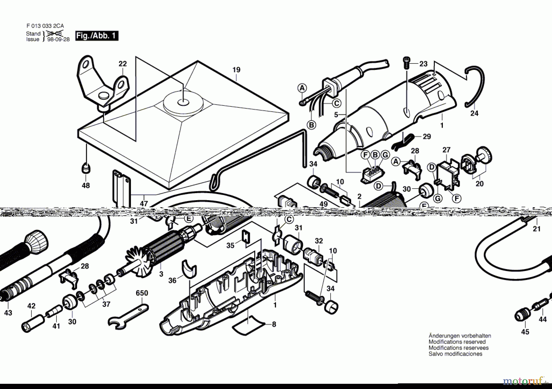  Bosch Werkzeug SCHLEIFSCHAFTWERKZEUG 332 Seite 1