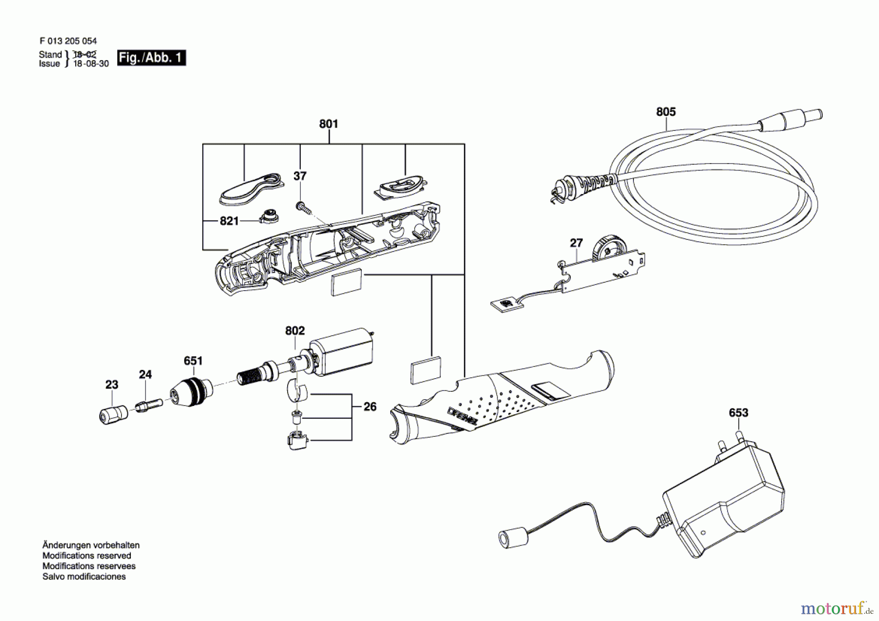  Bosch Werkzeug Drehwerkzeug 2050 Seite 1