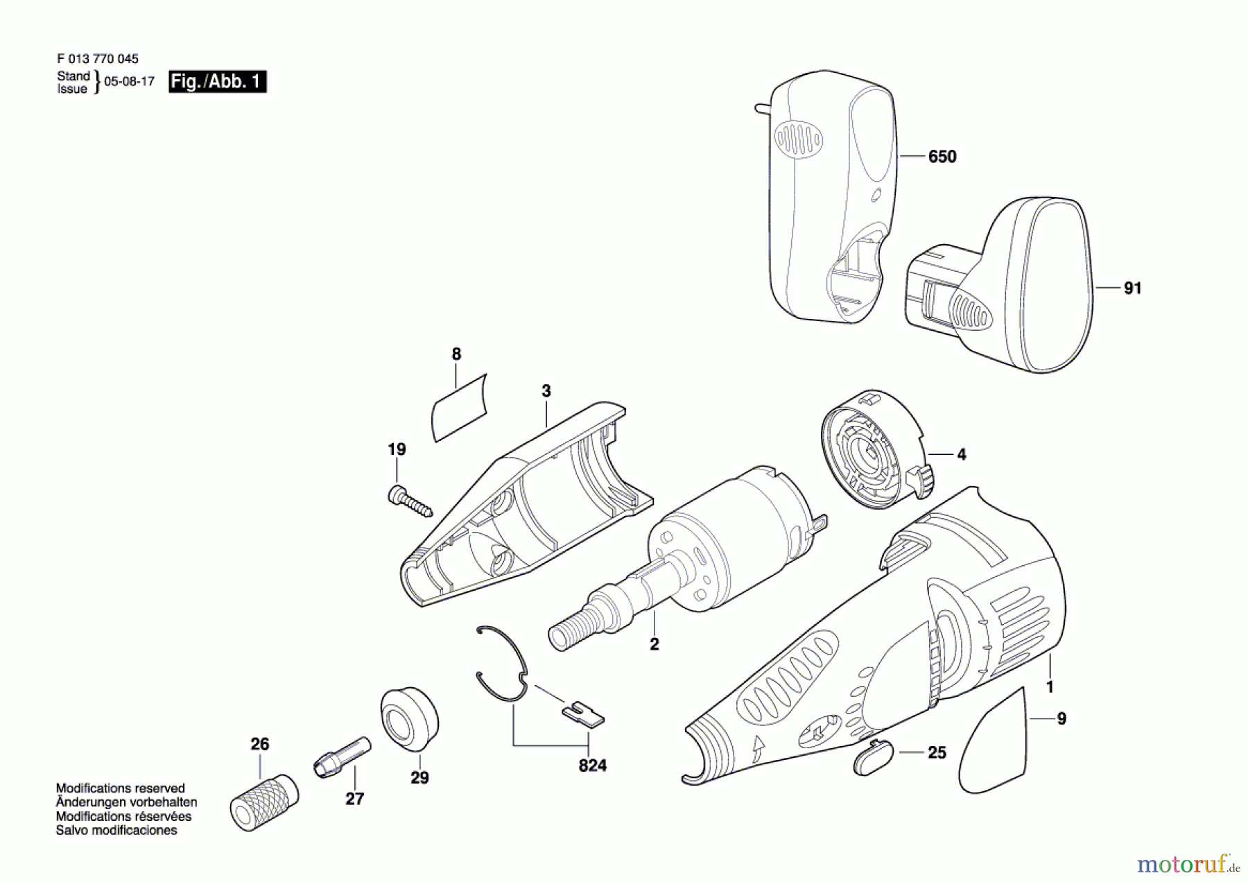  Bosch Werkzeug Drehwerkzeug 7700 Seite 1