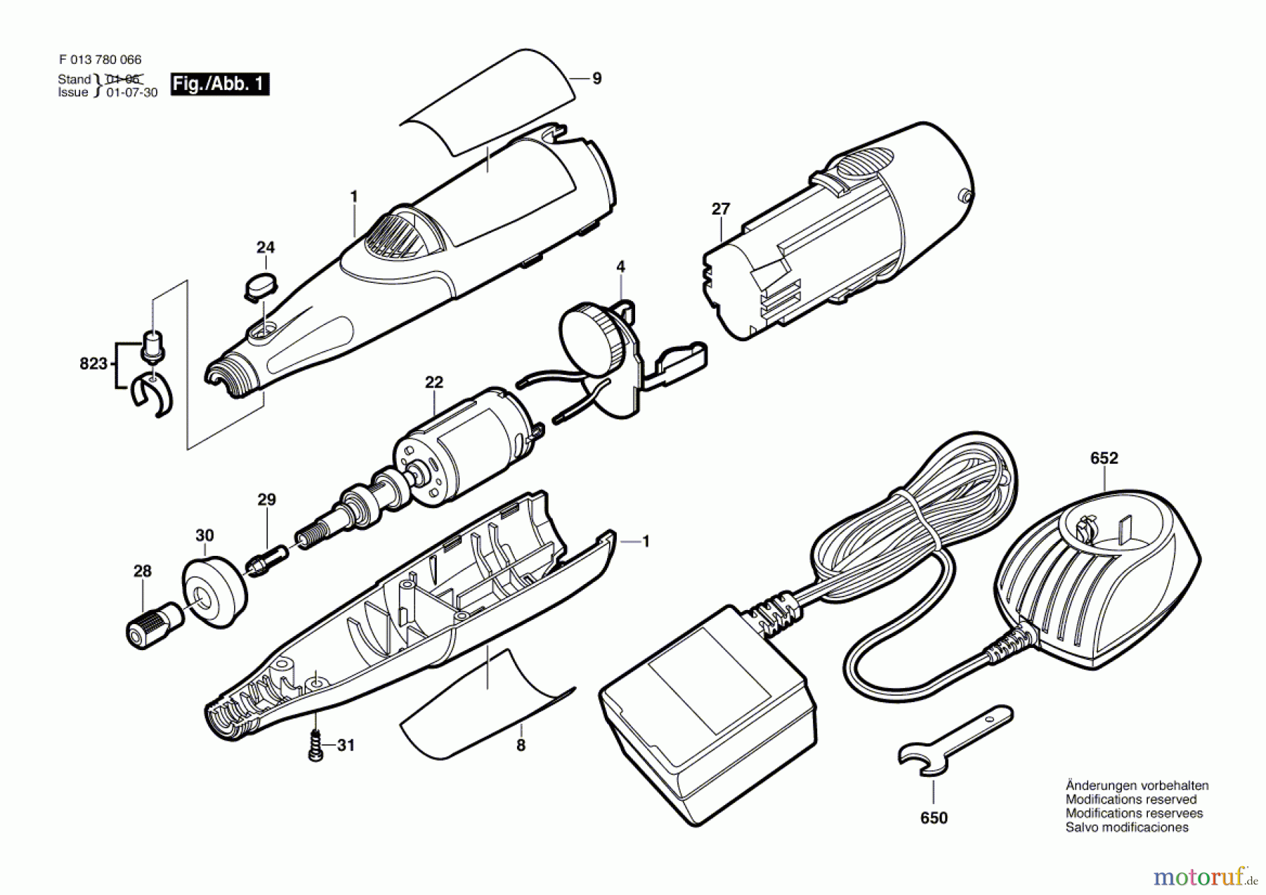  Bosch Werkzeug Drehwerkzeug 780 Seite 1