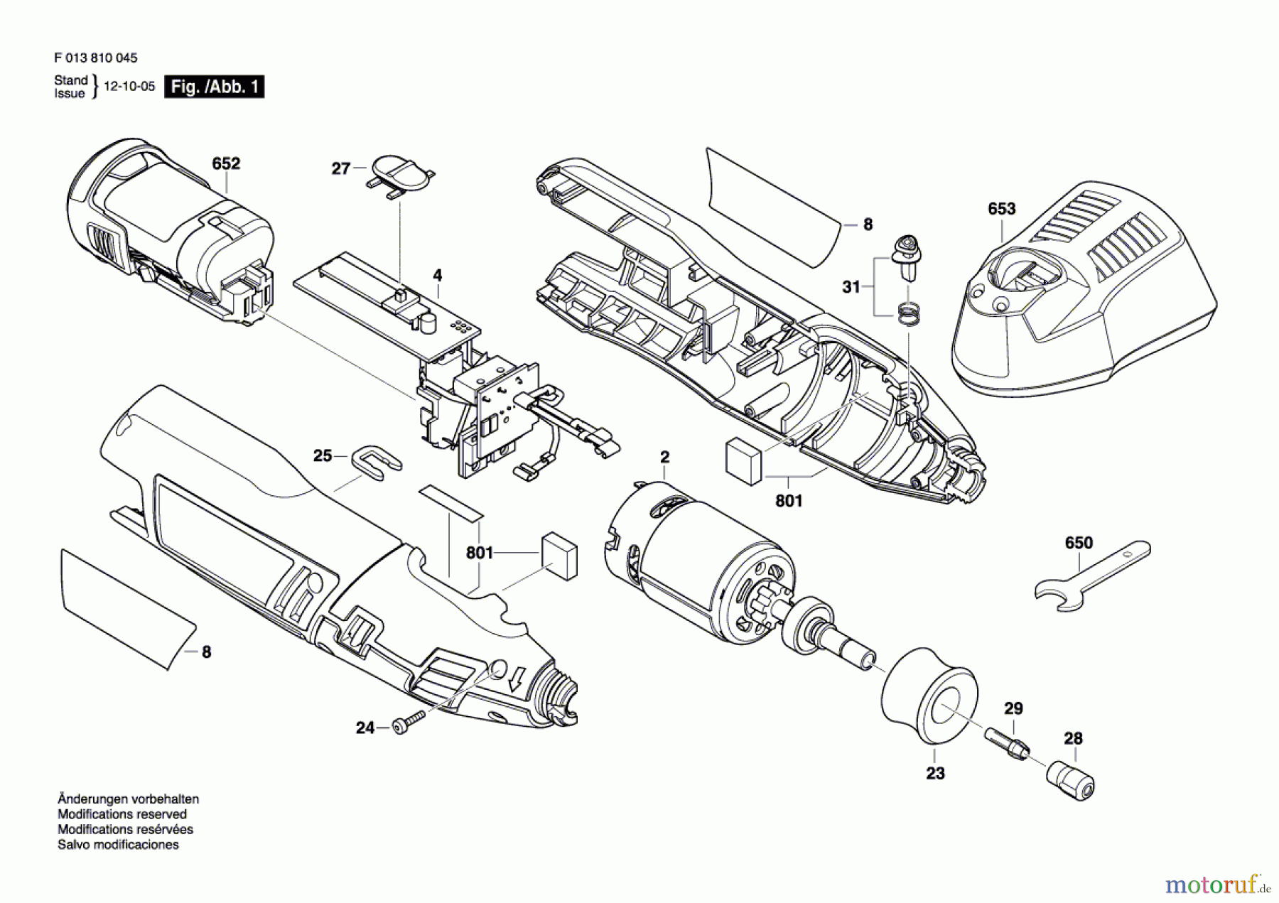  Bosch Werkzeug Drehwerkzeug 8100 Seite 1