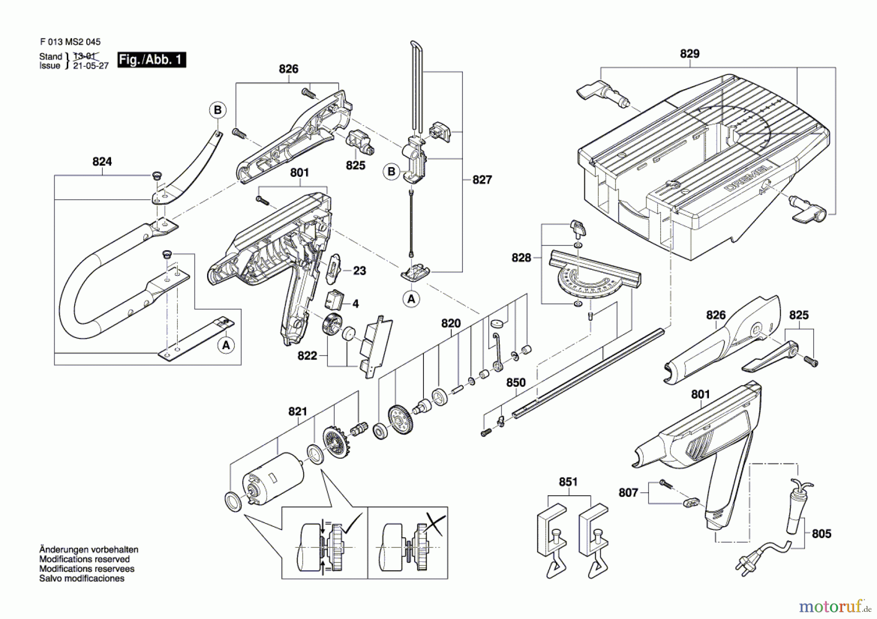  Bosch Werkzeug Bügelsäge MS 20 Seite 1
