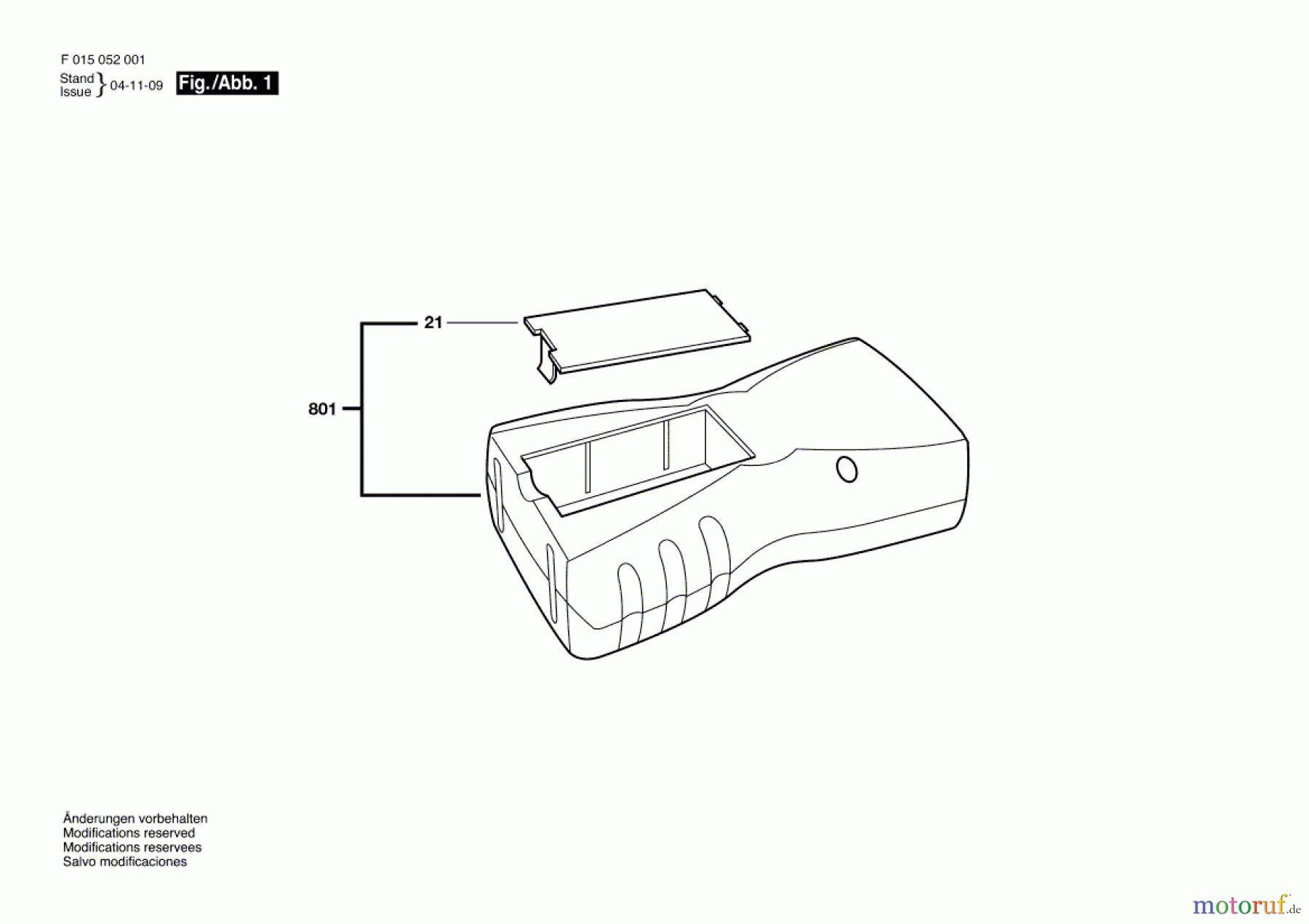  Bosch Werkzeug Laser 0520 Seite 1