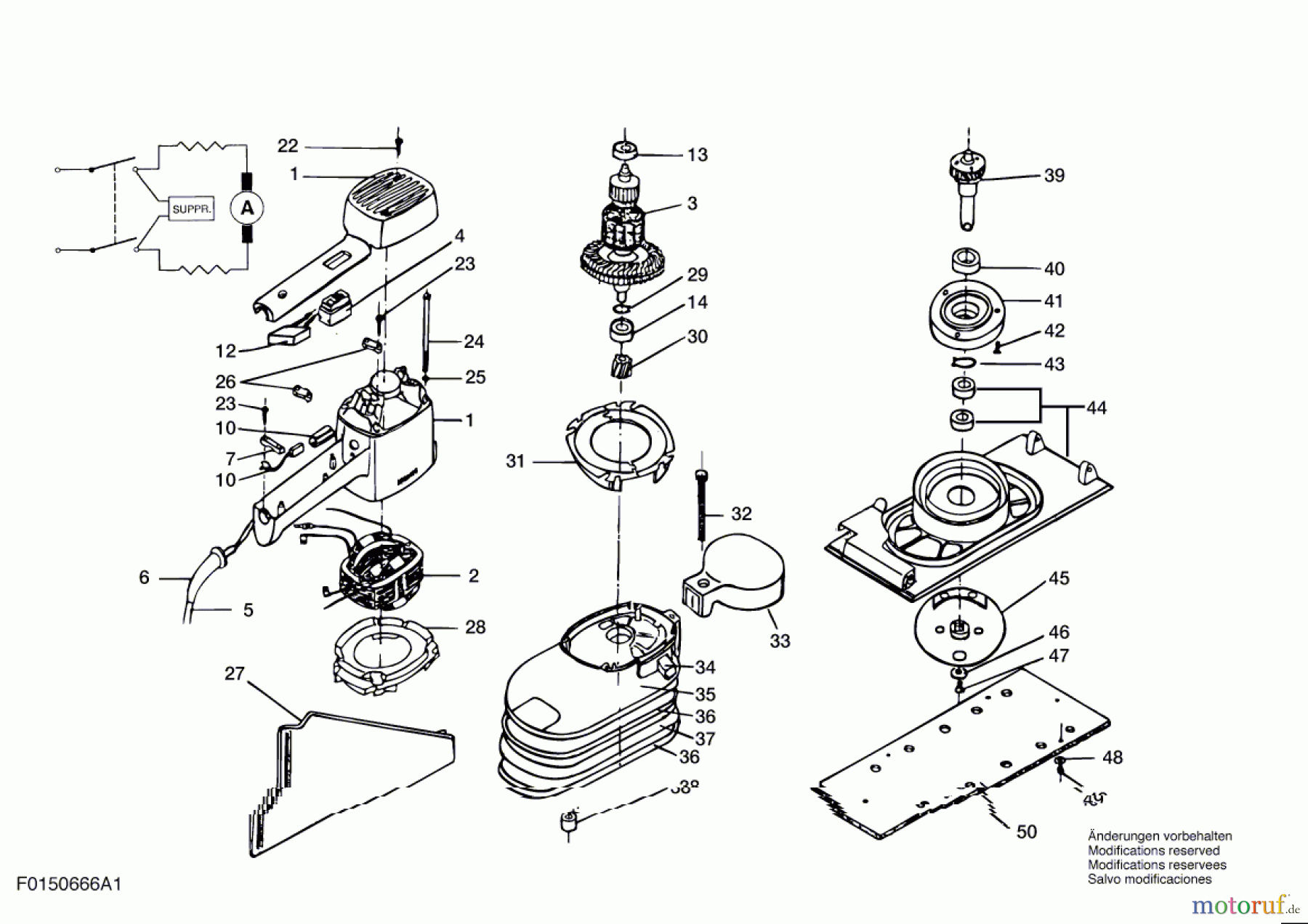  Bosch Werkzeug Schwingschleifer 666H1 Seite 1