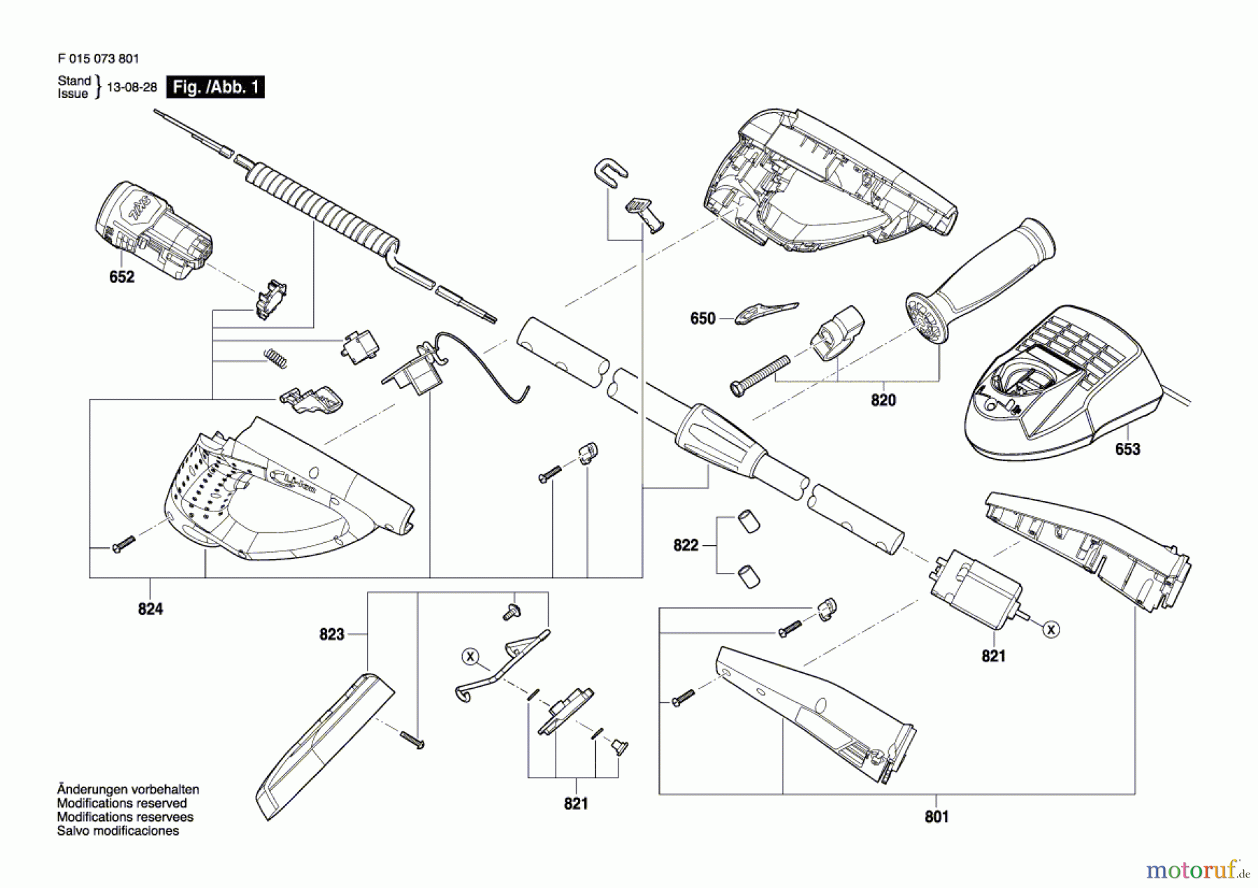  Bosch Werkzeug Combi-Set 0738 Seite 1
