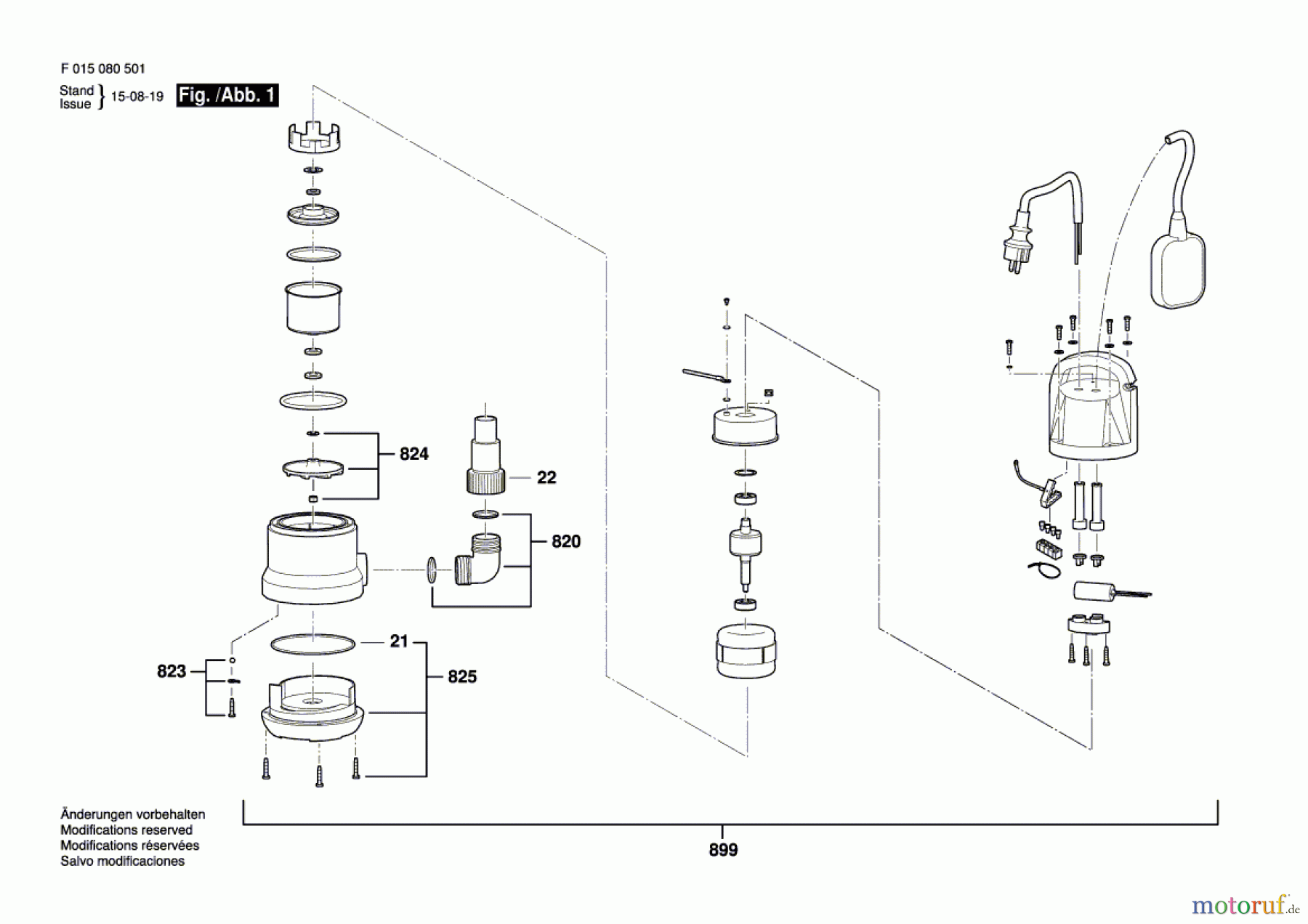  Bosch Gartengeräte Elektro-Wasserpumpe 0805 Seite 1