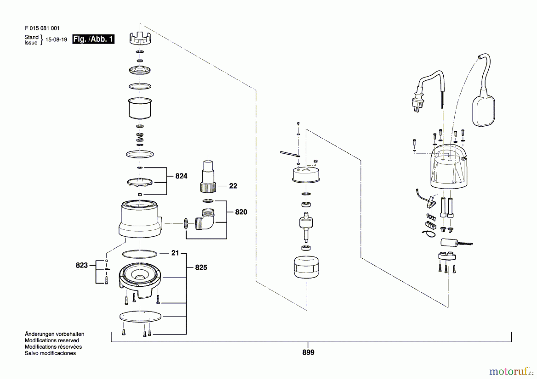  Bosch Gartengeräte Elektro-Wasserpumpe 0810 Seite 1