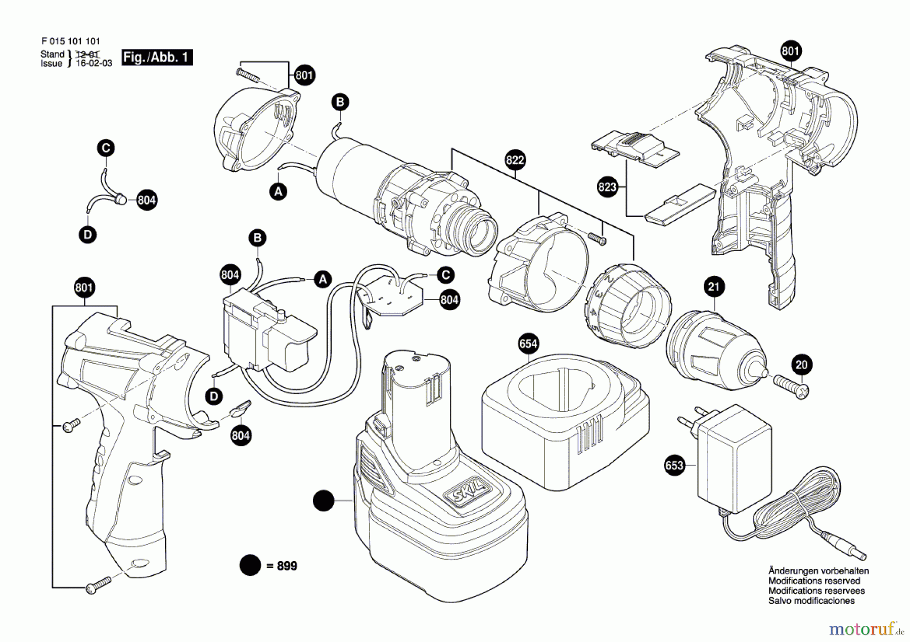  Bosch Werkzeug Combi-Set 1011 Seite 1