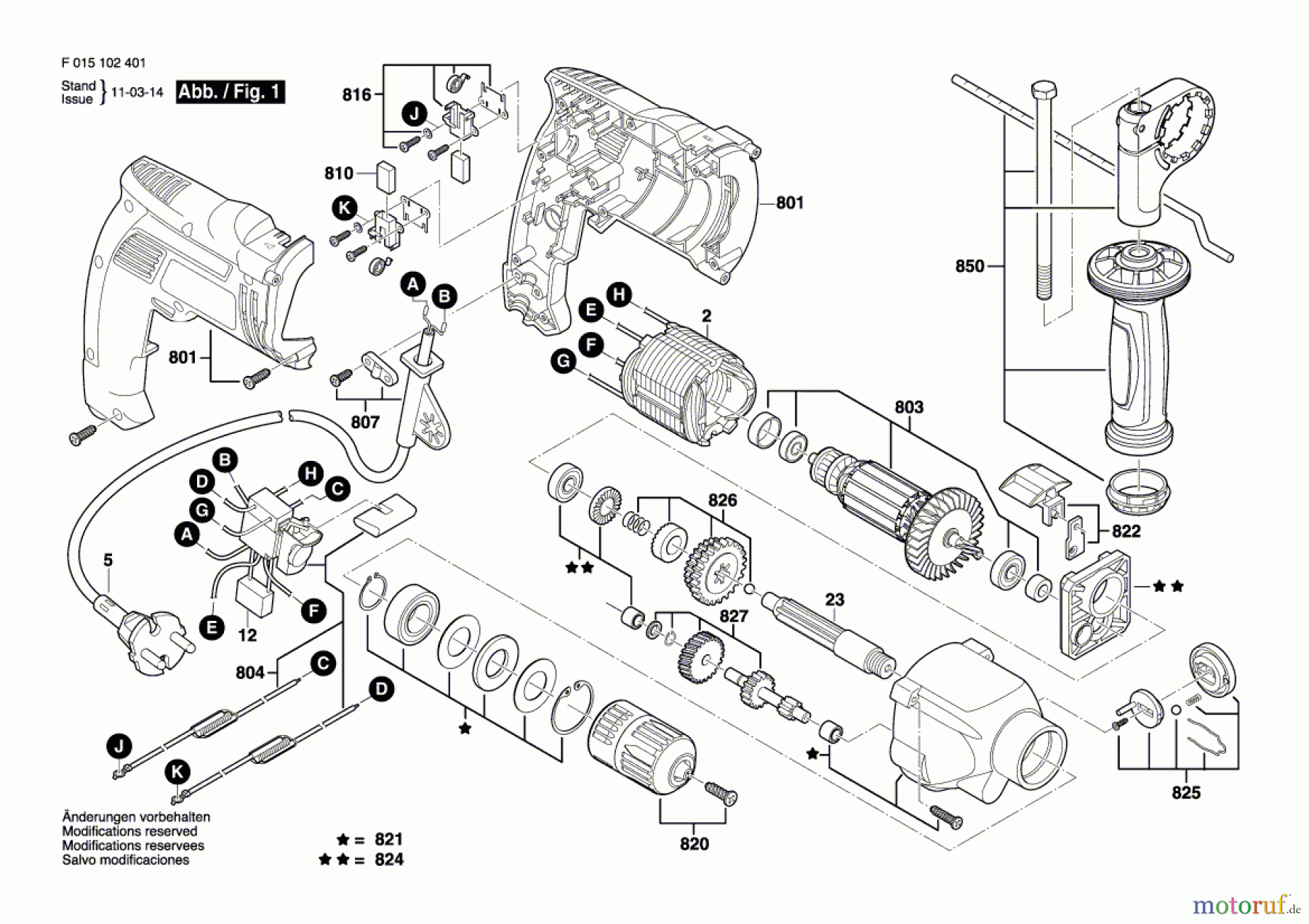  Bosch Werkzeug Schlagbohrmaschine 1024 Seite 1
