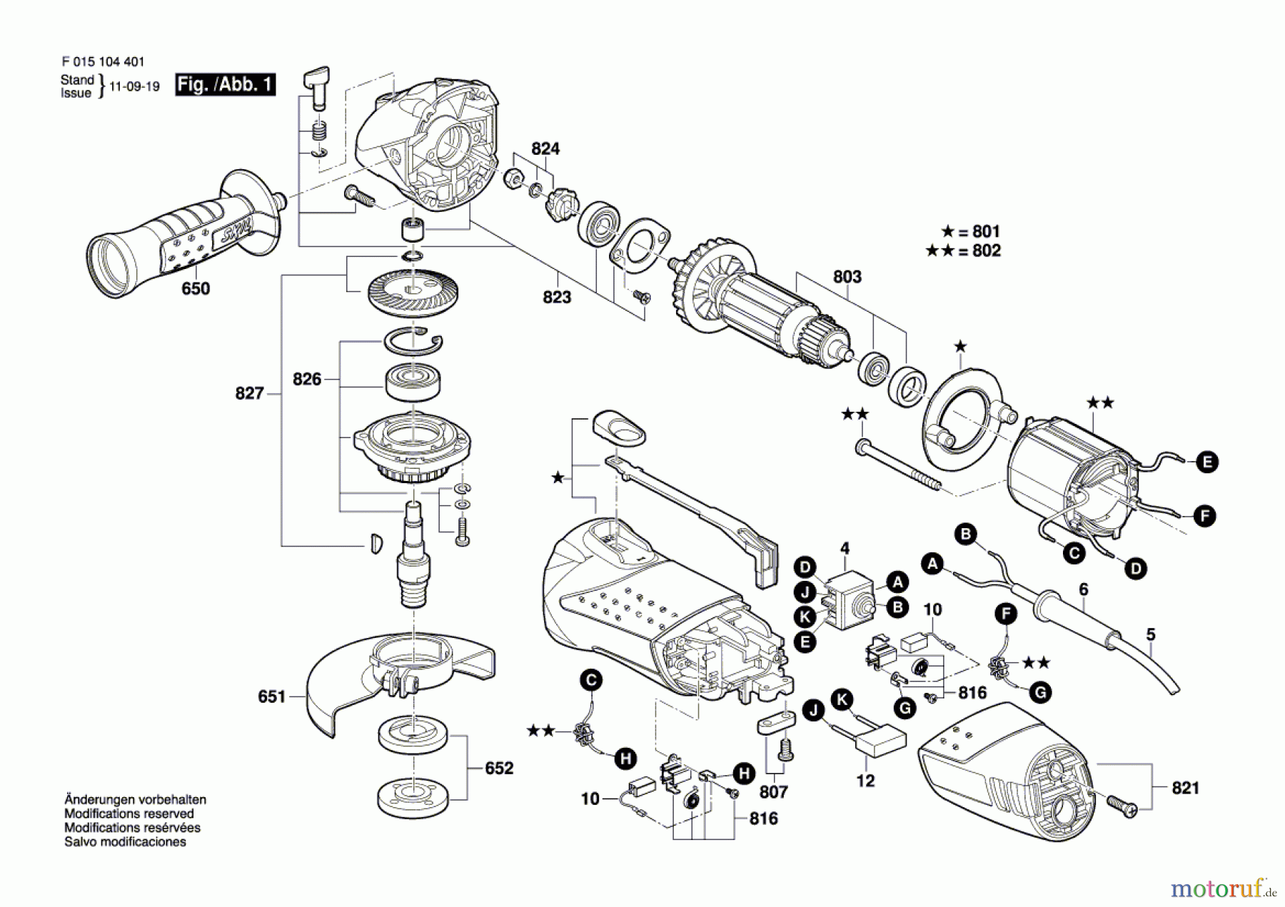  Bosch Werkzeug Winkelschleifer 1044 Seite 1