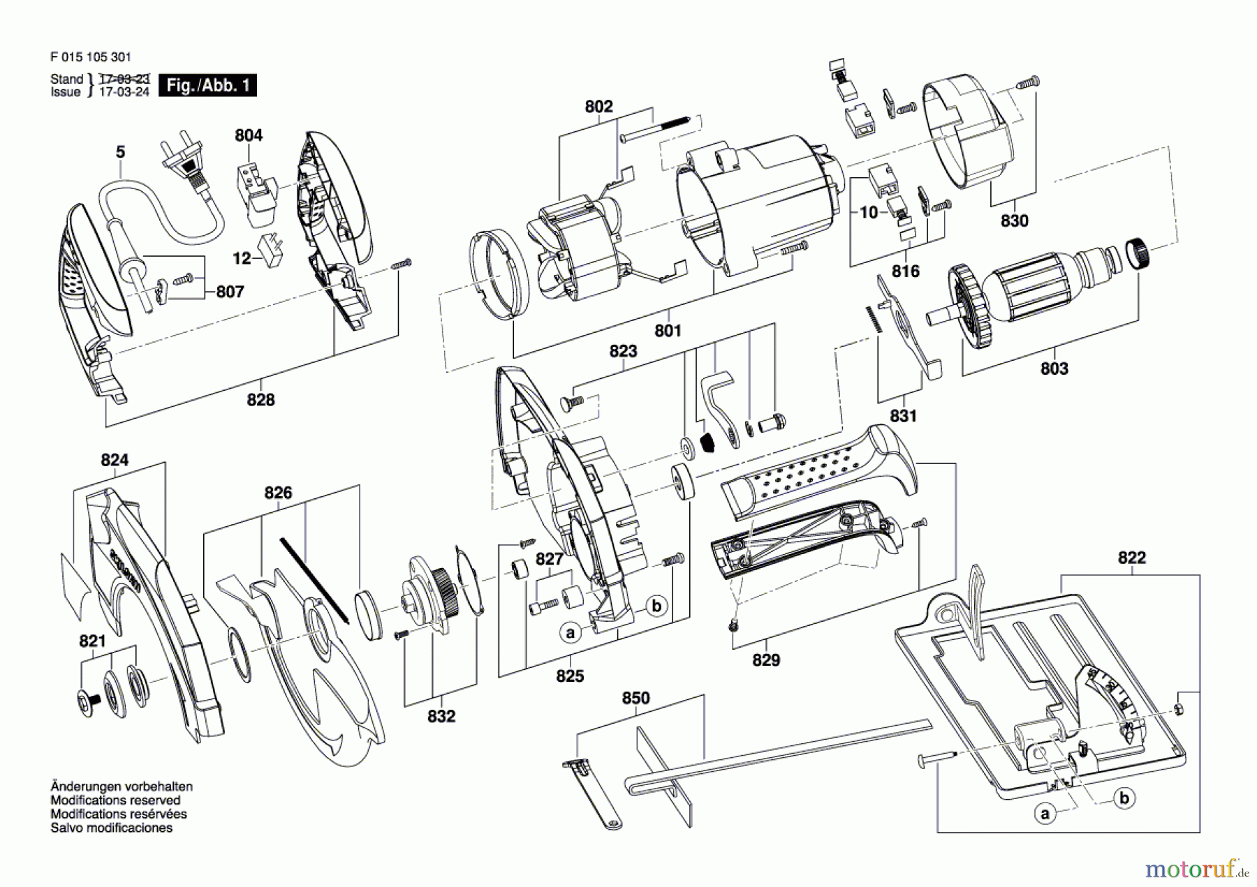  Bosch Werkzeug Kreissäge 1053 Seite 1