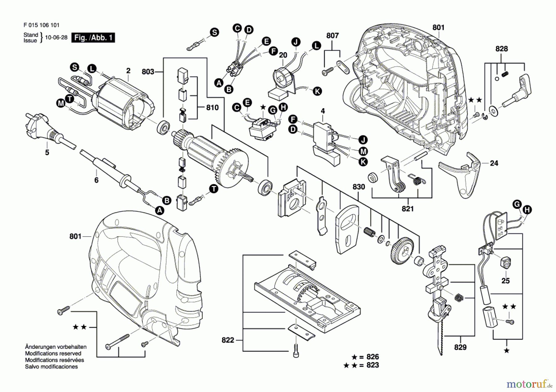  Bosch Werkzeug Stichsäge 1061 Seite 1