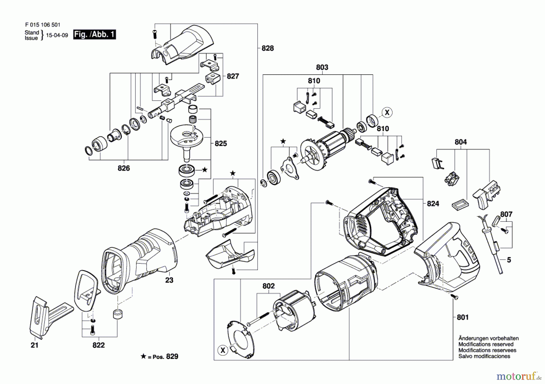  Bosch Werkzeug Gw-Säbelsäge 1065 Seite 1