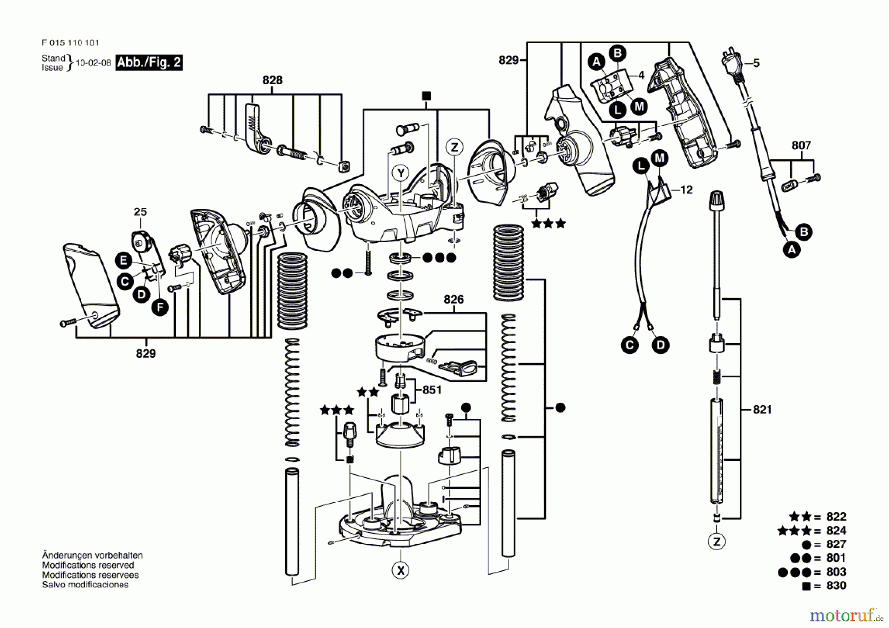  Bosch Werkzeug Oberfräse 1101 Seite 2