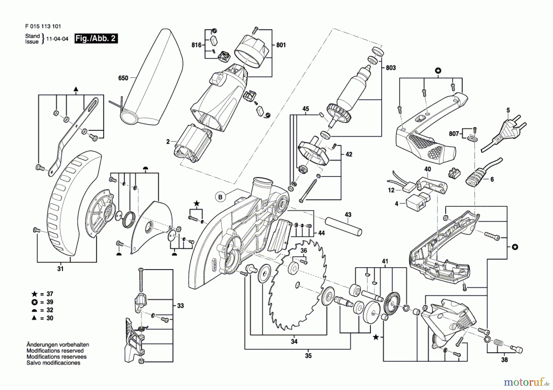  Bosch Werkzeug Tisch-/Gehrungssäge 1131 Seite 2