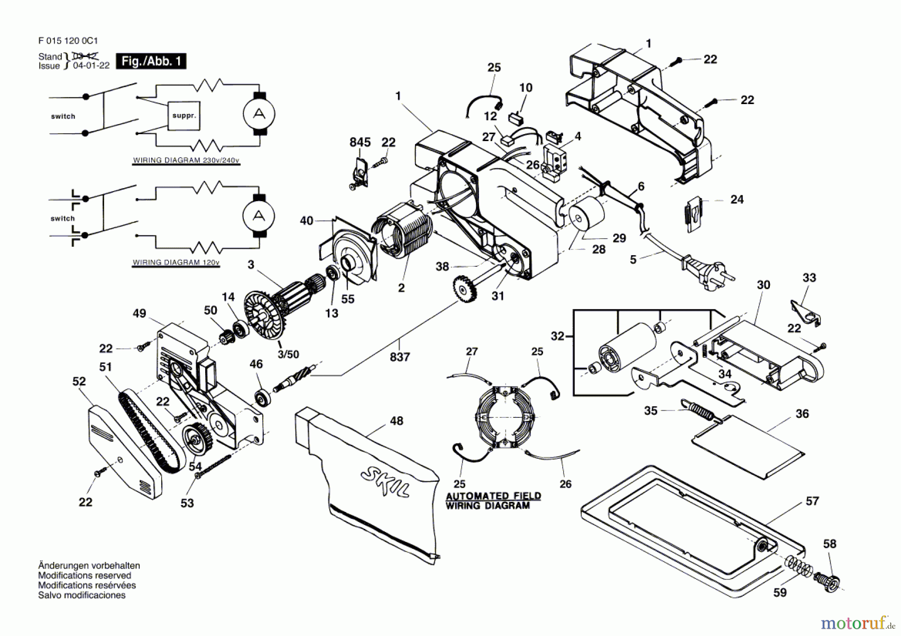  Bosch Werkzeug Gw-Bandschleifer 1200H1 Seite 1