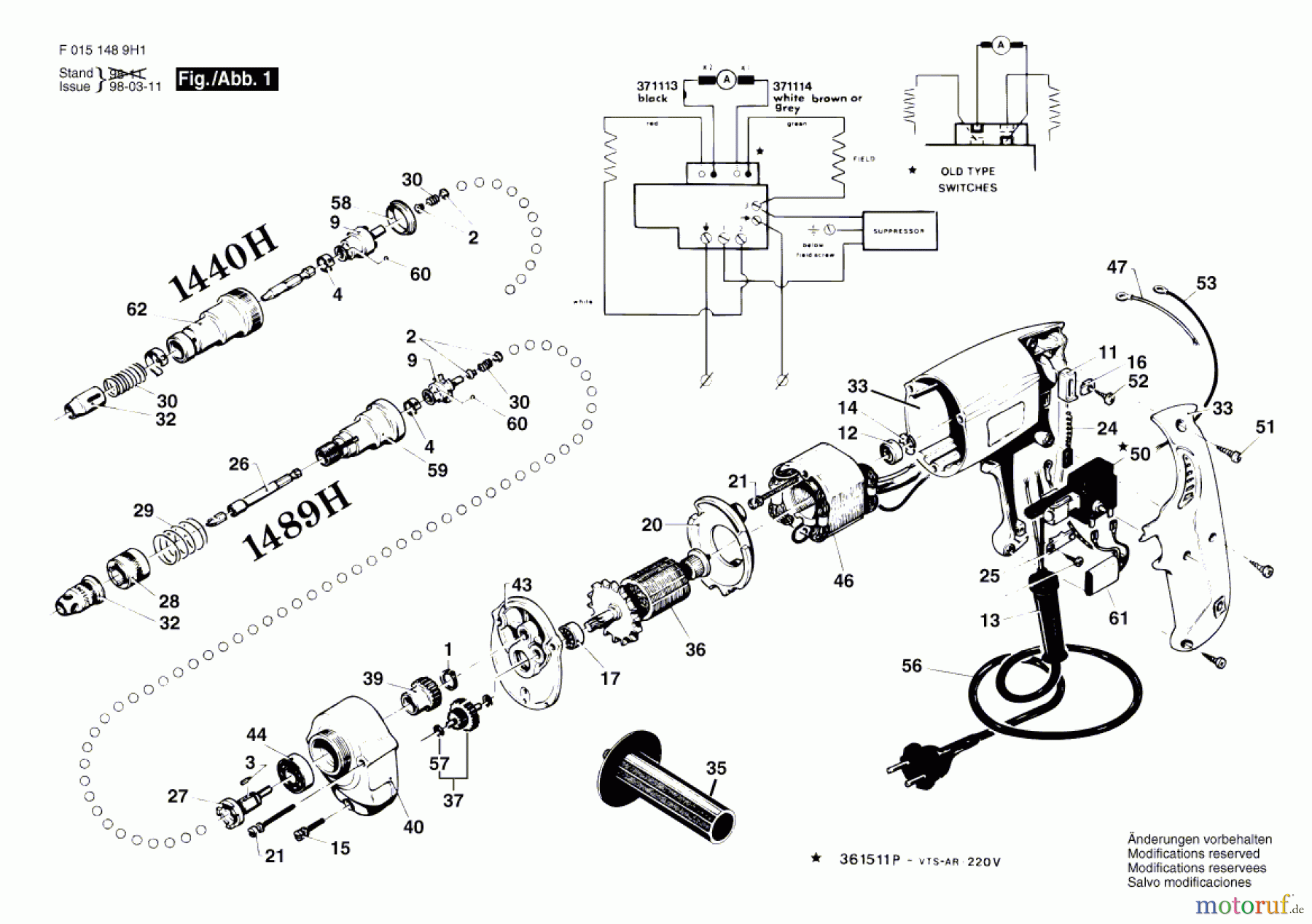  Bosch Werkzeug Drehwerkzeug 1490H1 Seite 1
