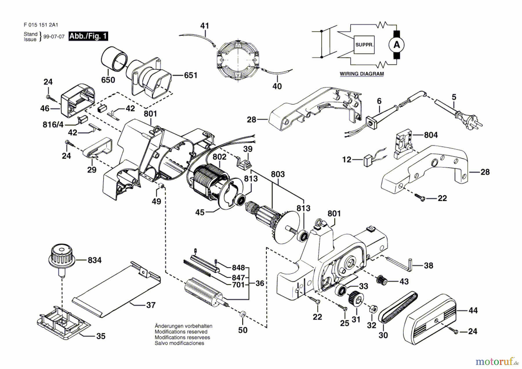  Bosch Werkzeug Handhobel 1512 Seite 1