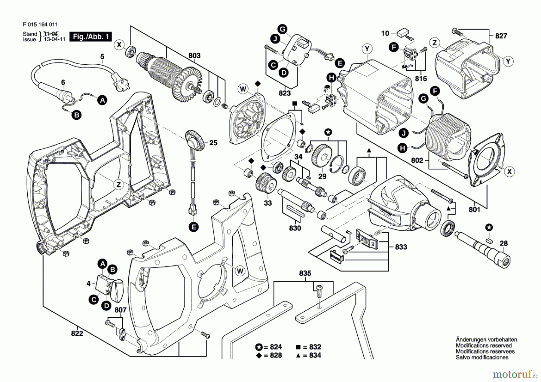  Bosch Werkzeug Rührwerk 1640 Seite 1