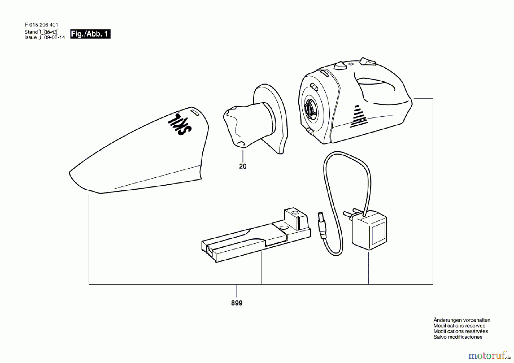  Bosch Akku Werkzeug Akku-Sauger 2064 Seite 1
