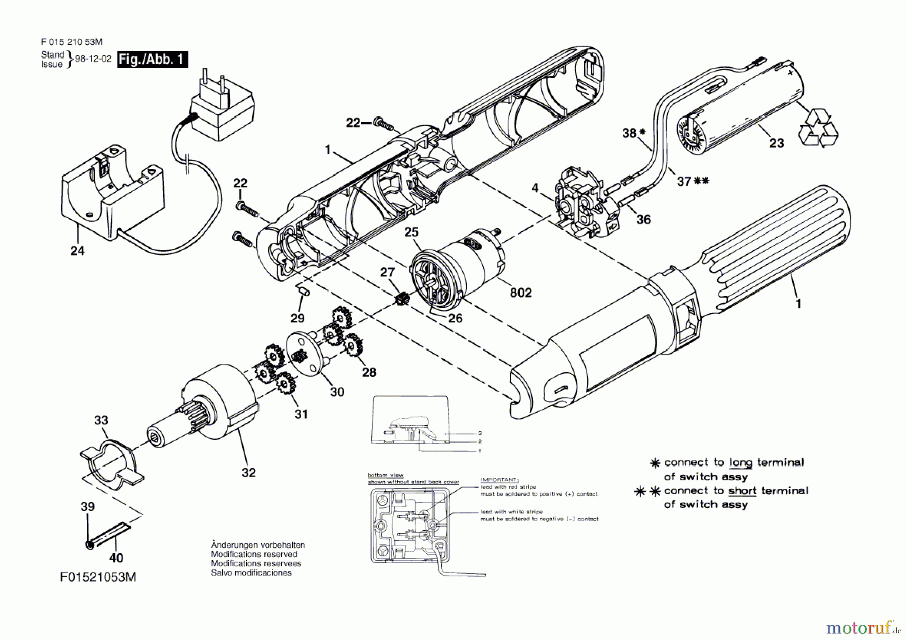  Bosch Akku Werkzeug Akku-Schrauber 2105 Seite 1