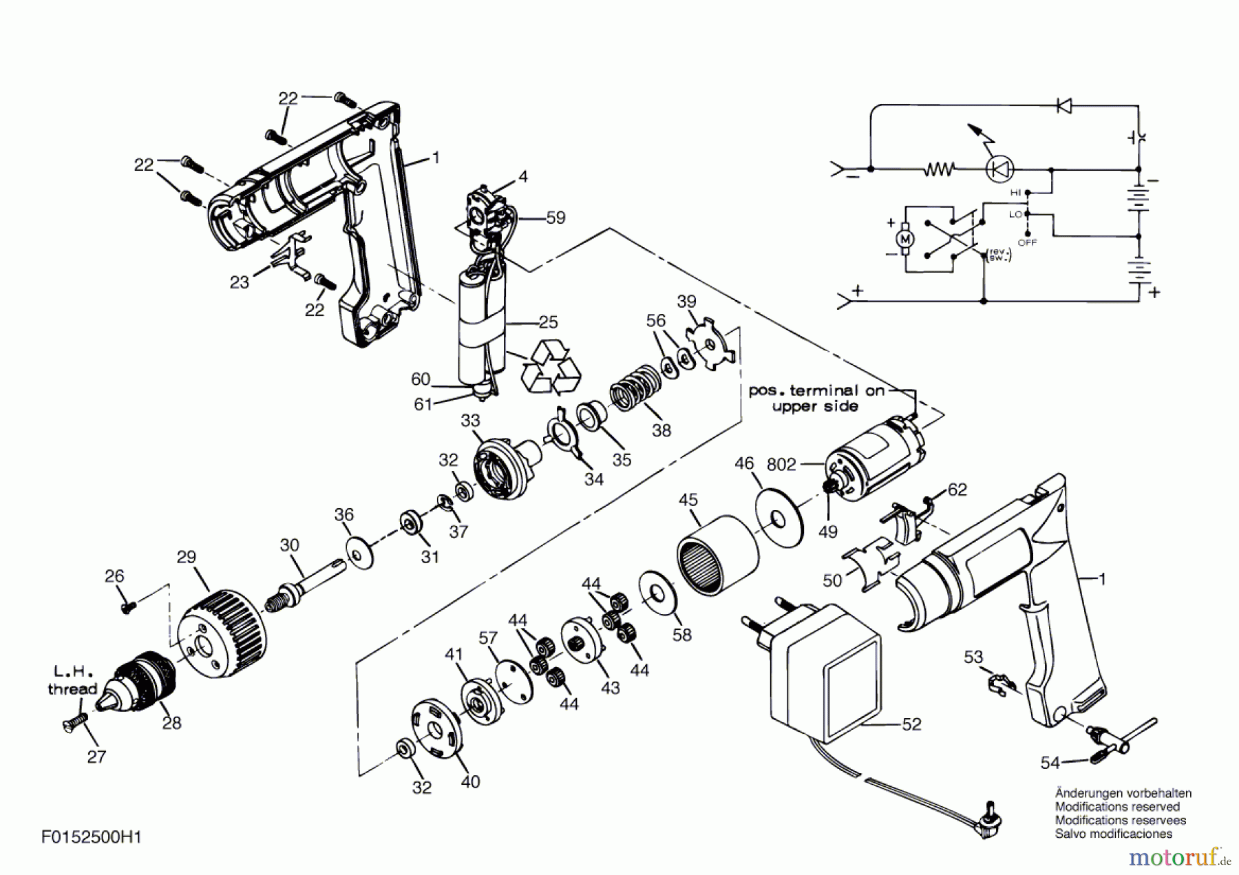  Bosch Akku Werkzeug Gw-Akku-Bohrmaschine 2500 Seite 1
