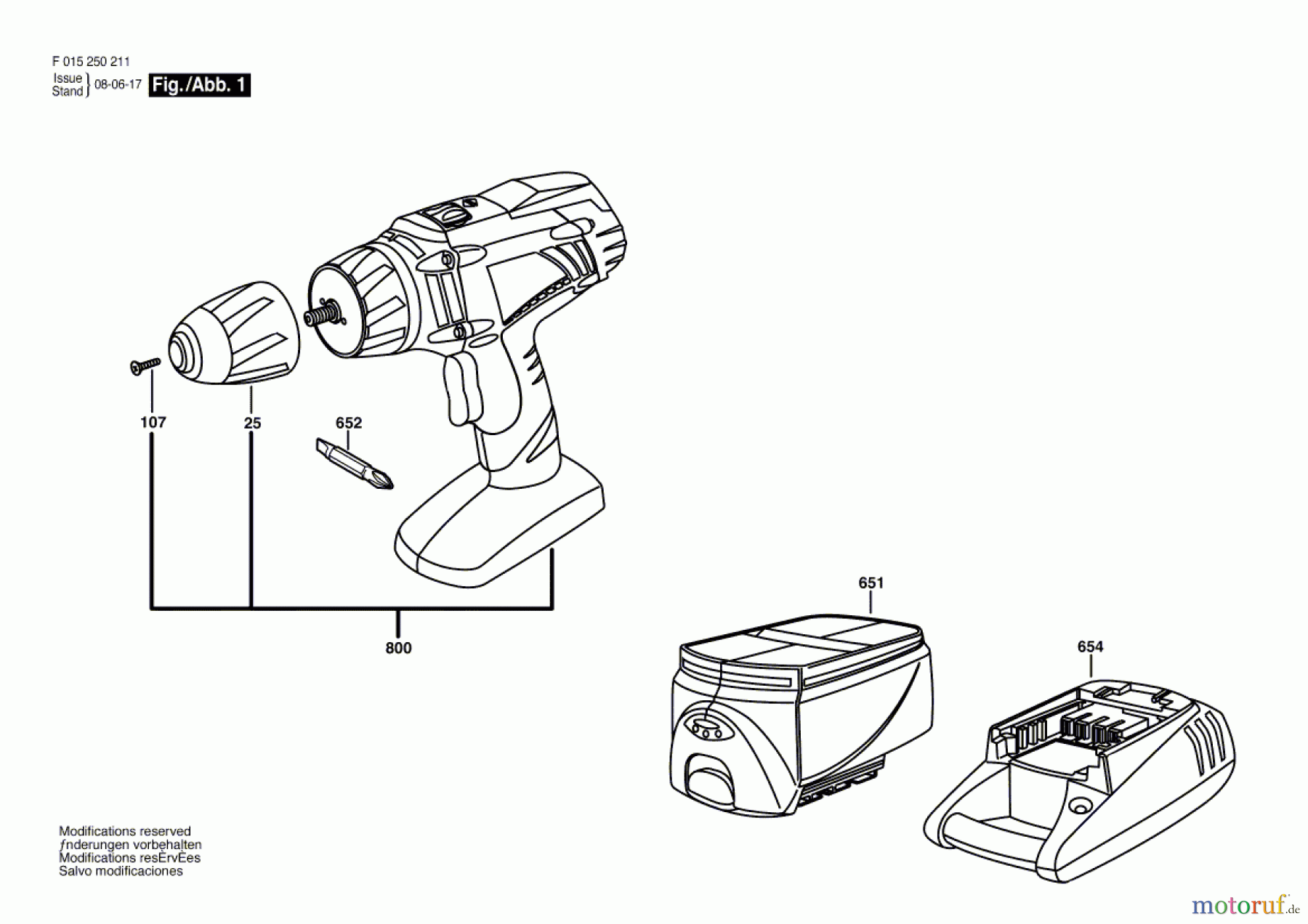  Bosch Akku Werkzeug Akku-Bohrschrauber 2702 Seite 1