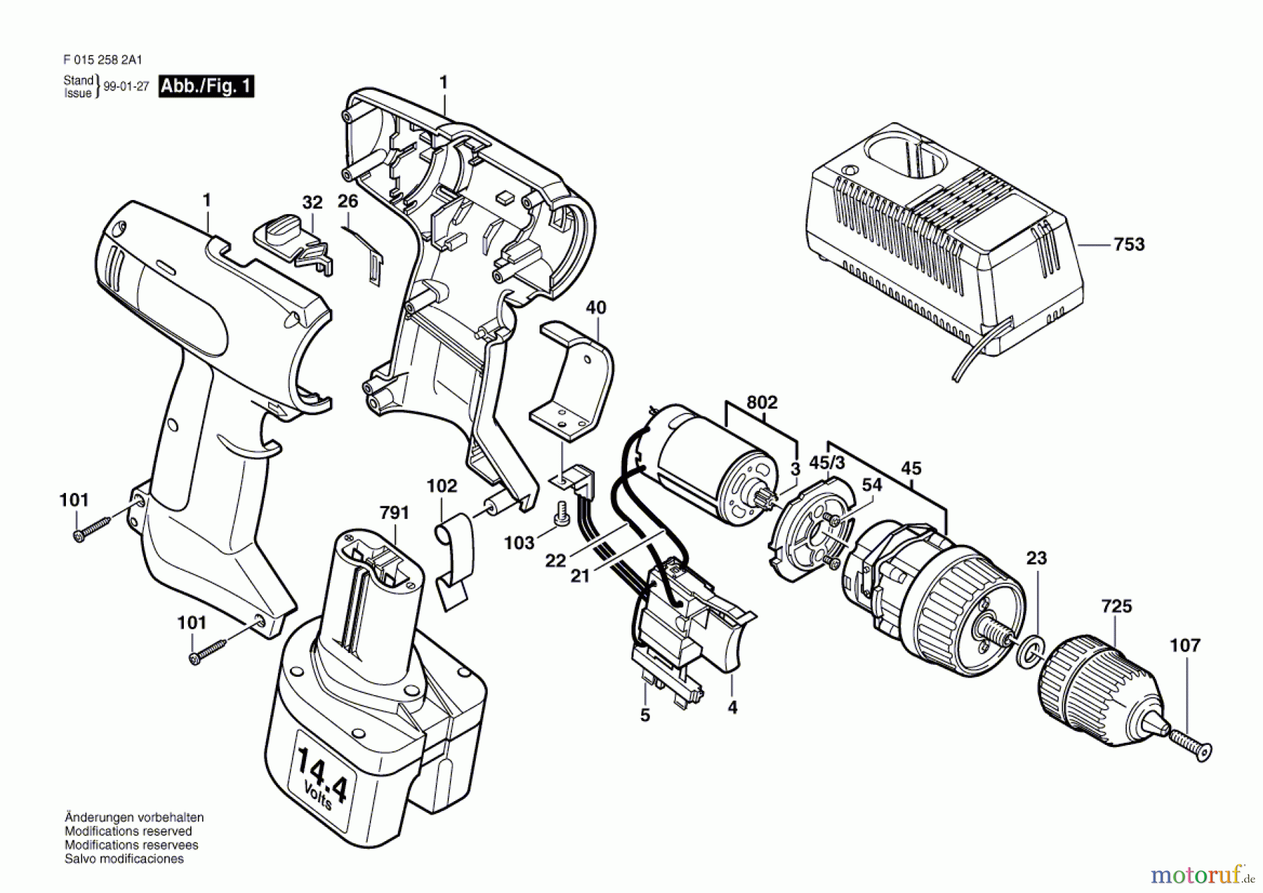  Bosch Werkzeug Bohrschrauber 2582 Seite 1