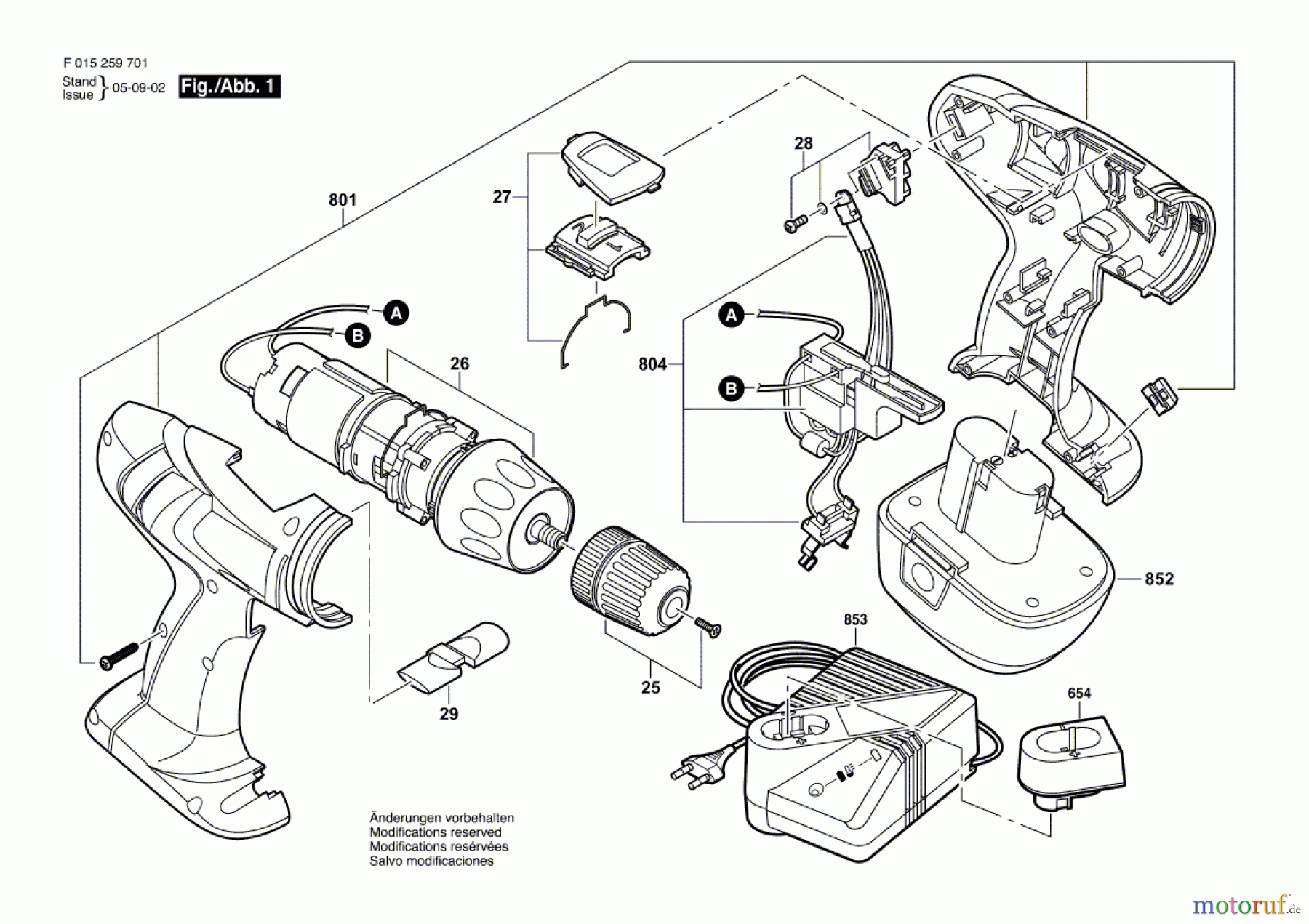  Bosch Akku Werkzeug Akku-Schlagbohrmaschine 2597 Seite 1