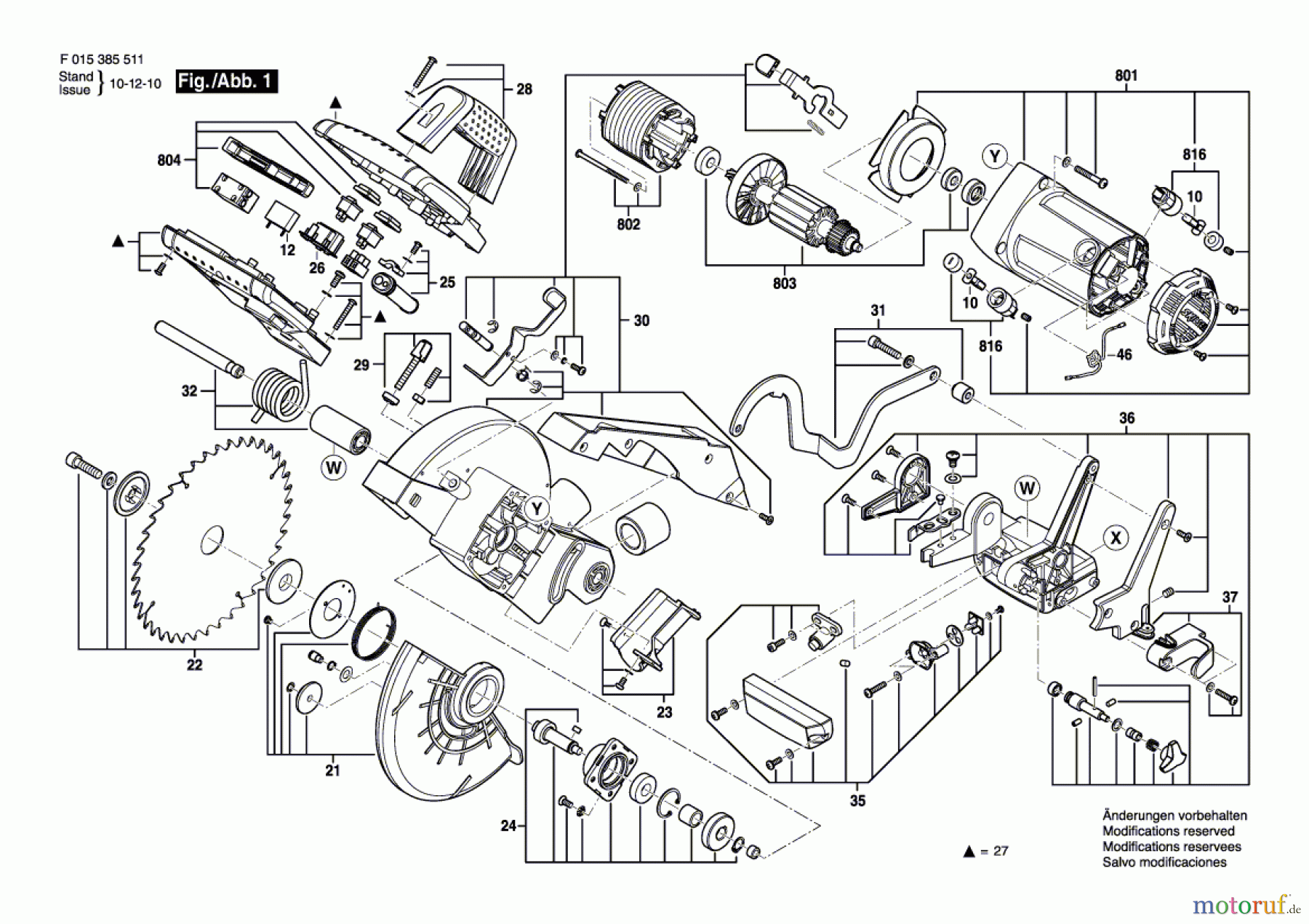  Bosch Werkzeug Kapp-/Zugsäge 3855 Seite 1