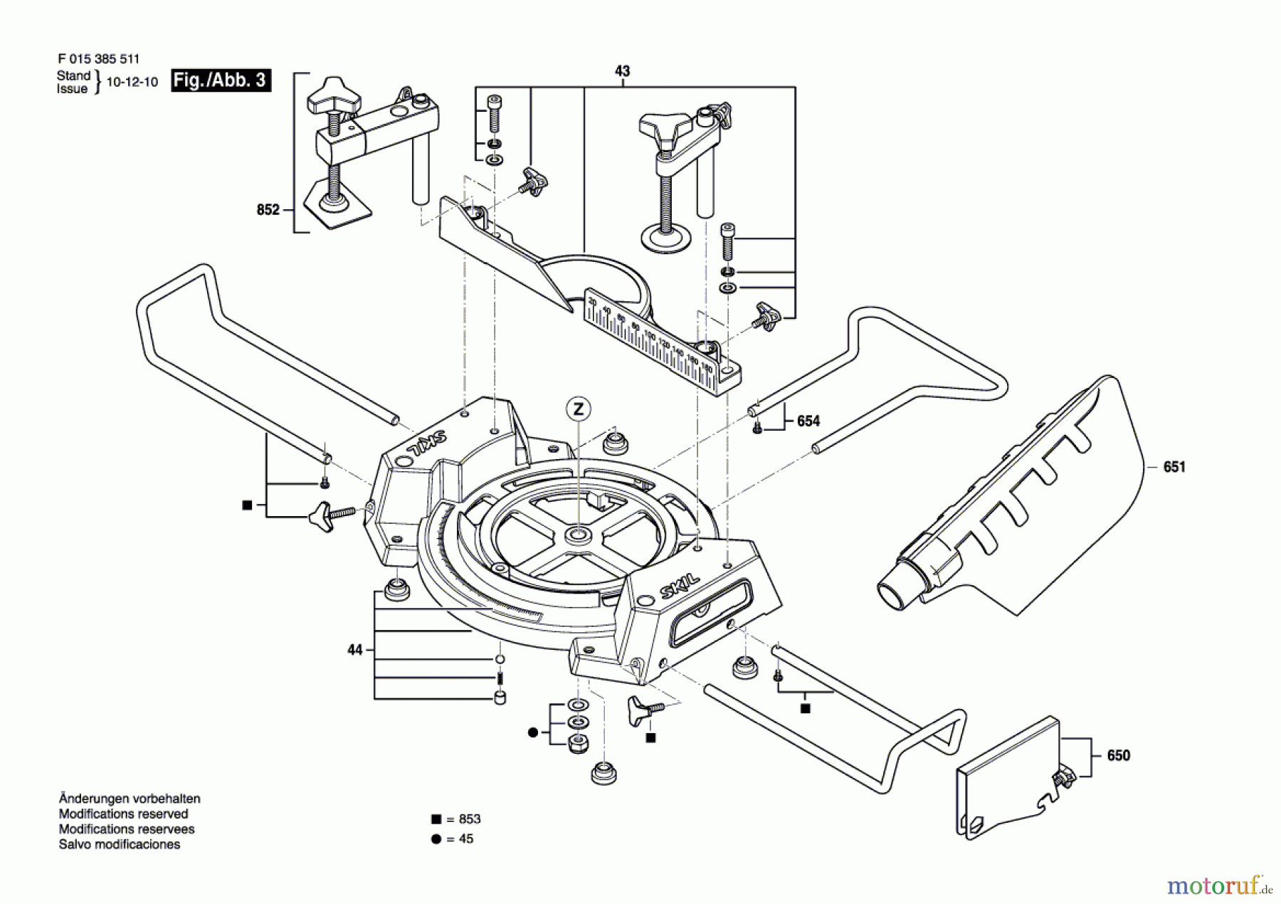  Bosch Werkzeug Kapp-/Zugsäge 3855 Seite 3