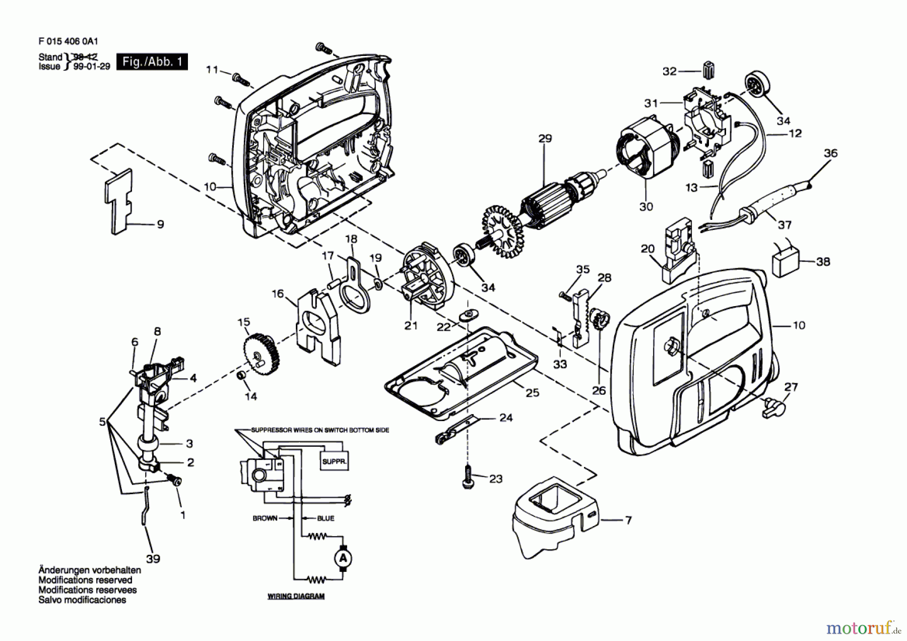  Bosch Werkzeug Stichsäge 4060 H1 Seite 1