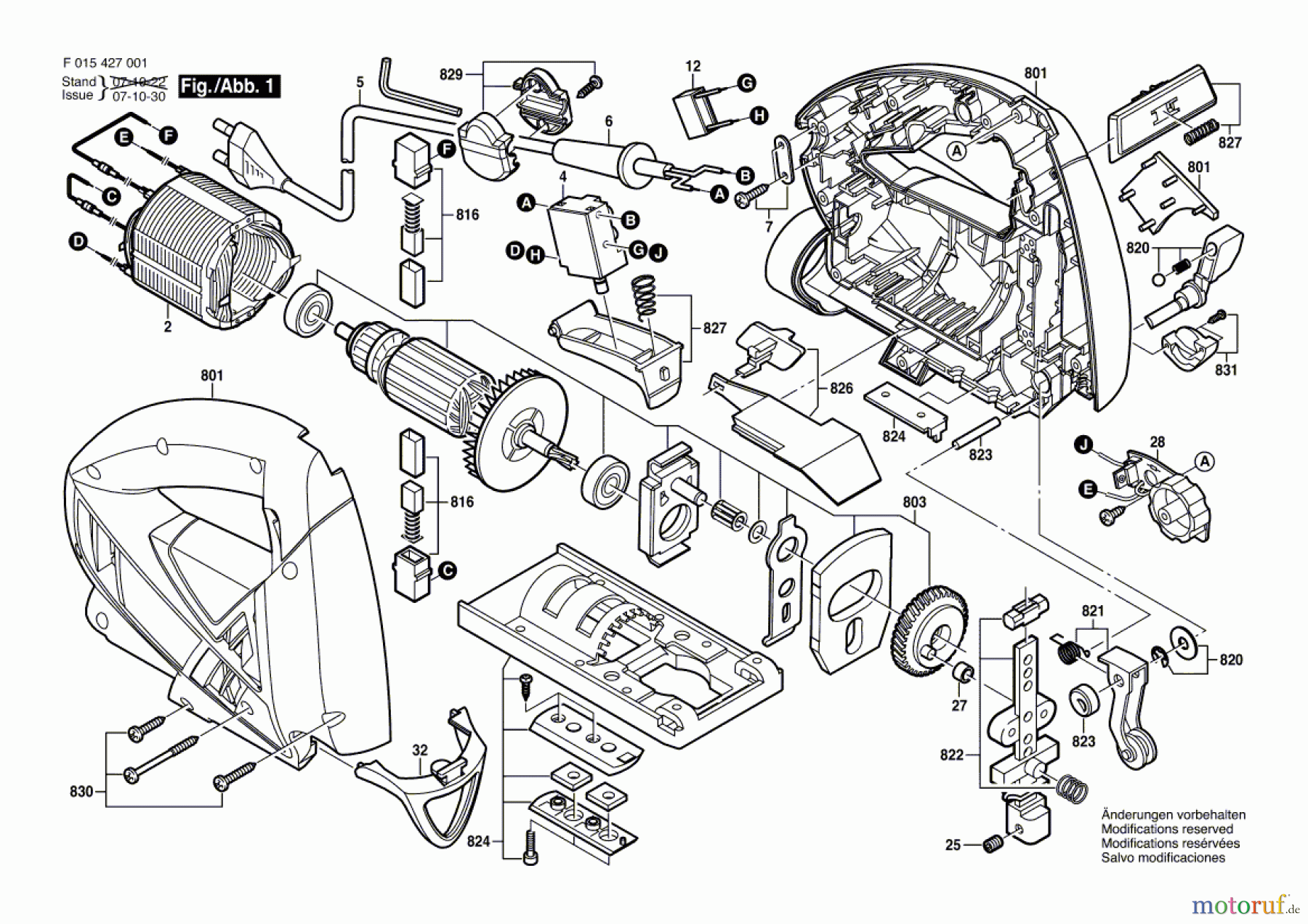  Bosch Werkzeug Stichsäge 4270 Seite 1