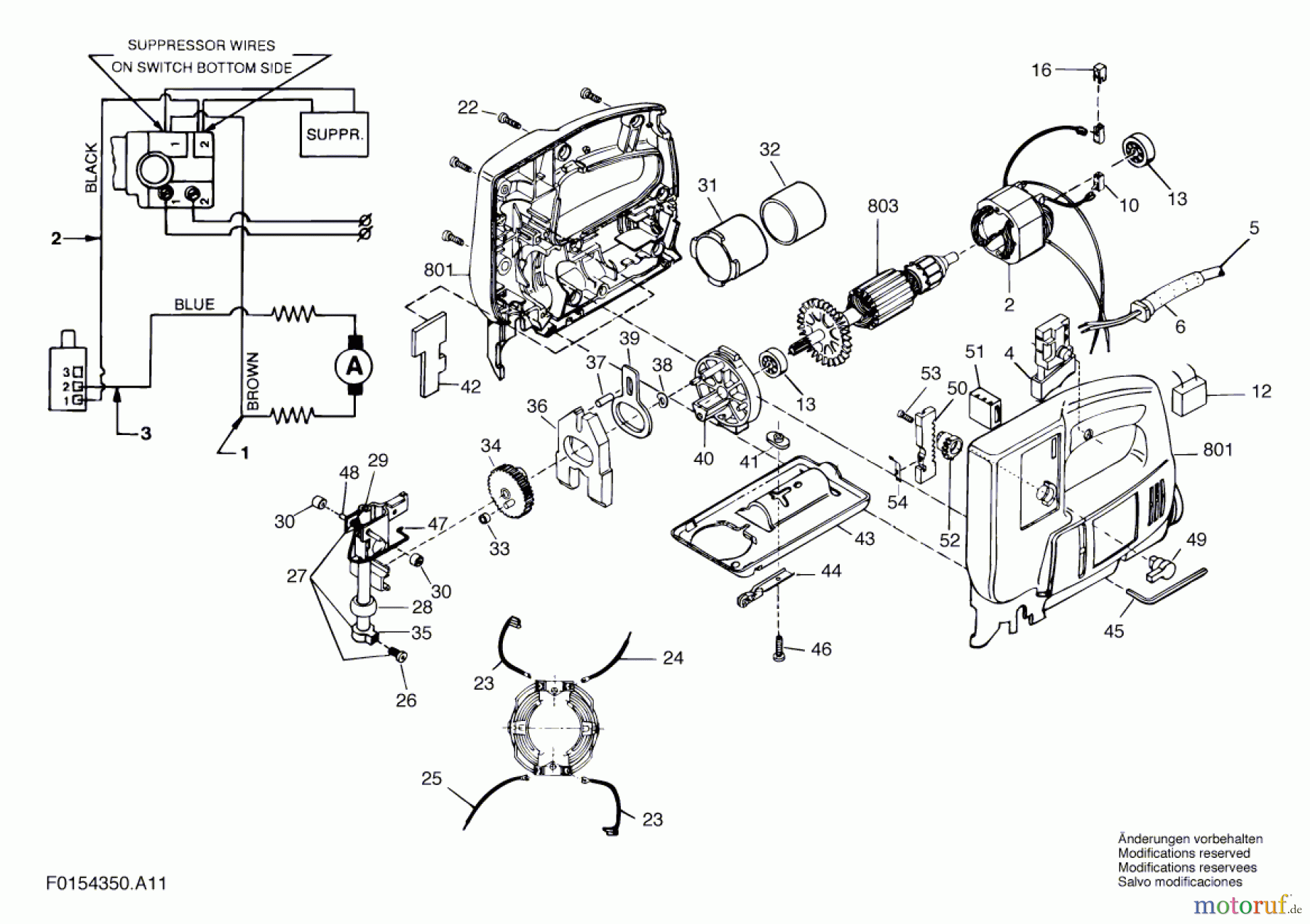  Bosch Werkzeug Stichsäge 4350 H1 Seite 1