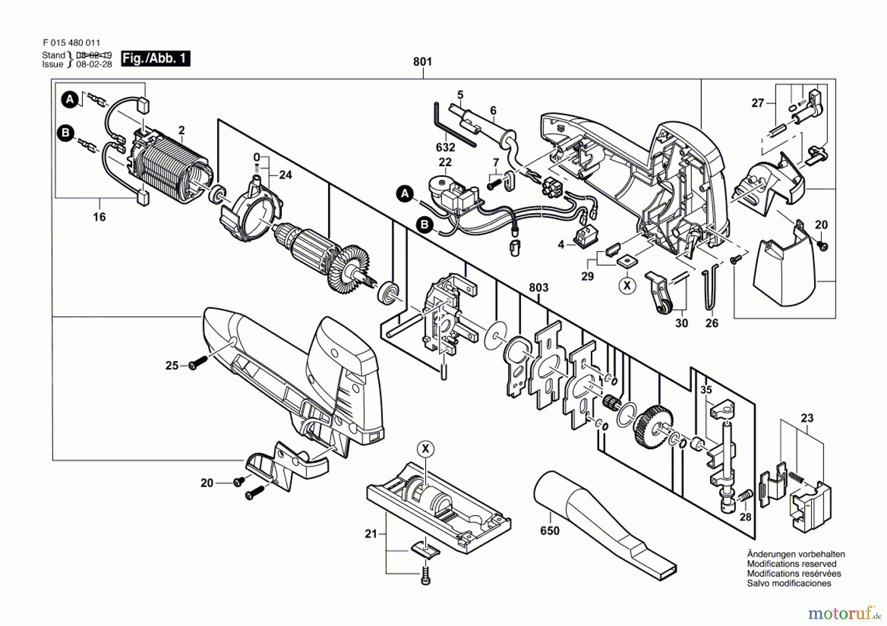 Bosch Werkzeug Stichsäge 4800 Seite 1