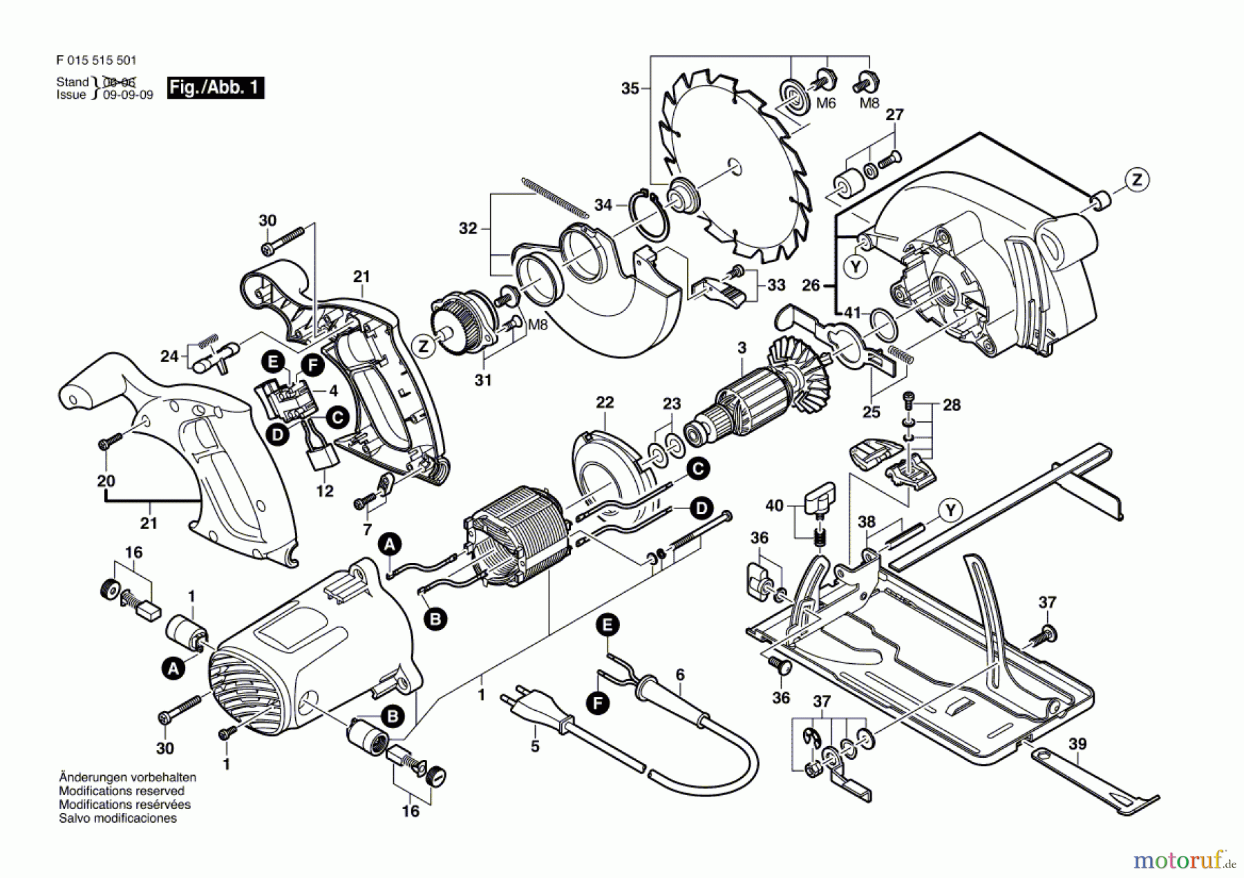  Bosch Werkzeug Kreissäge 5155 Seite 1