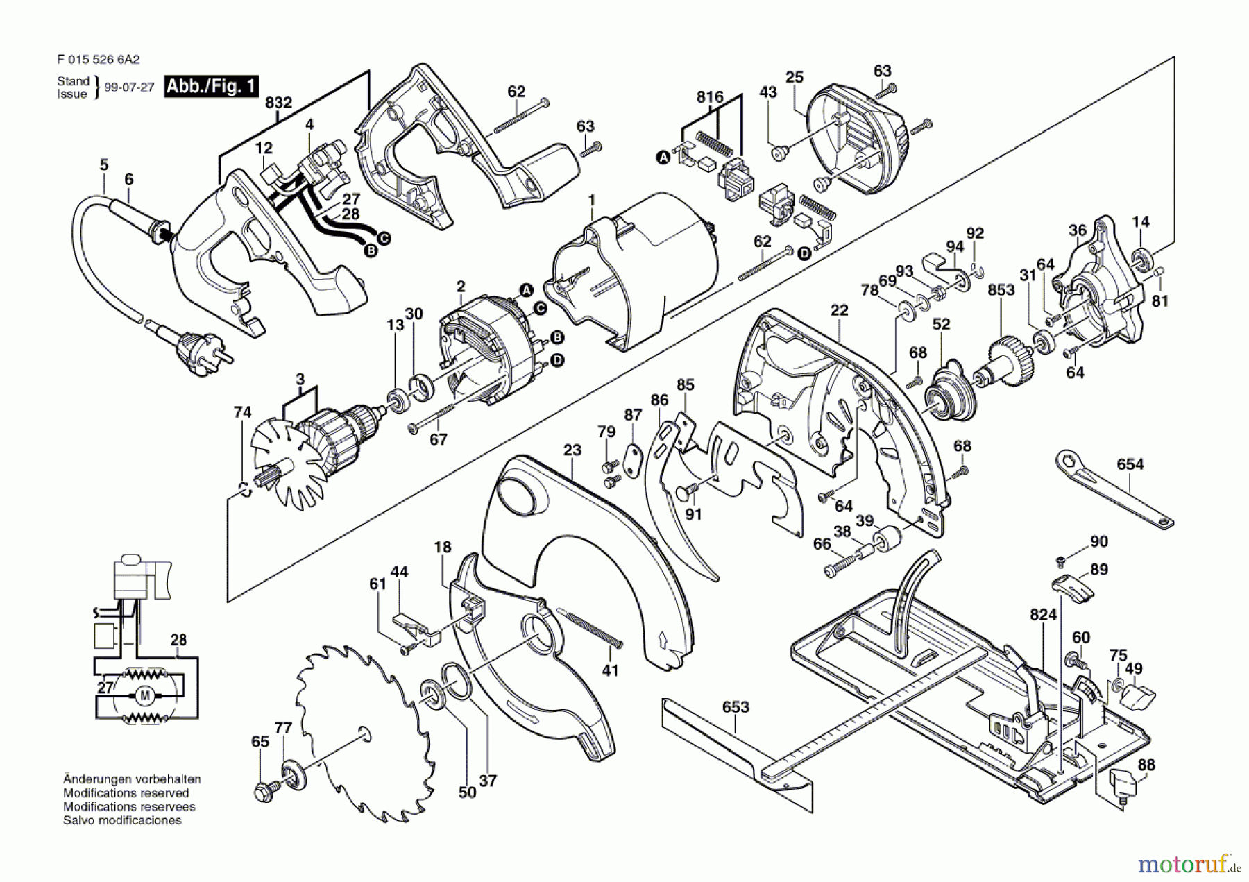 Bosch Werkzeug Kreissäge 5266 Seite 1