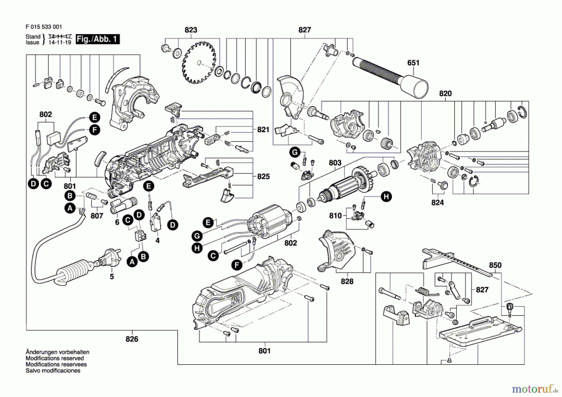  Bosch Werkzeug Handkreissäge 5330 Seite 1