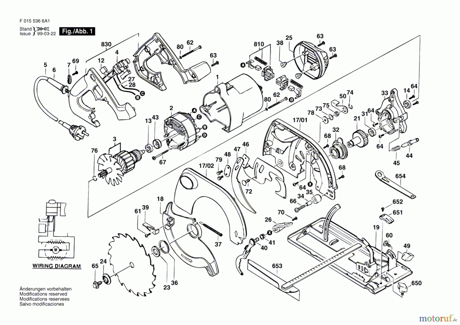  Bosch Werkzeug Kreissäge 5366 Seite 1