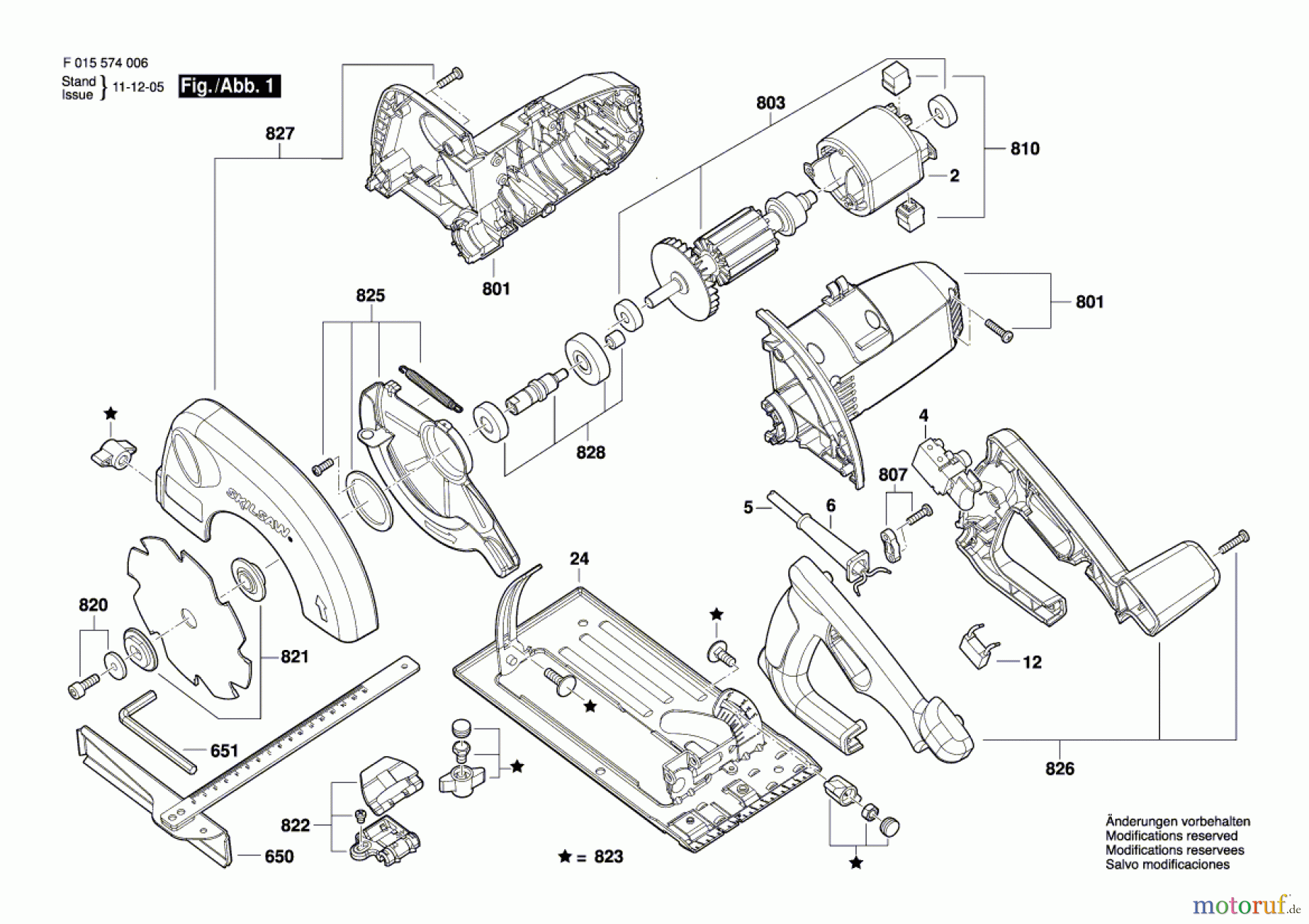  Bosch Werkzeug Handkreissäge 5740 Seite 1