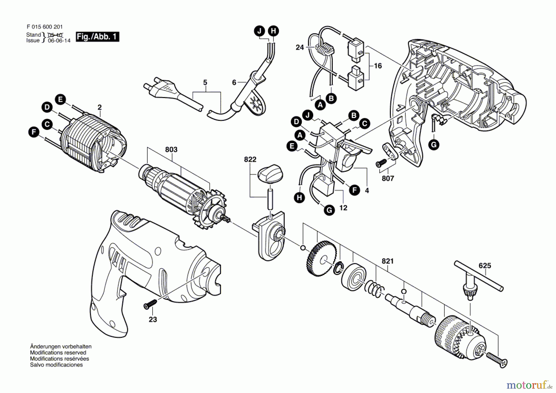  Bosch Werkzeug Schlagbohrmaschine 6270 Seite 1