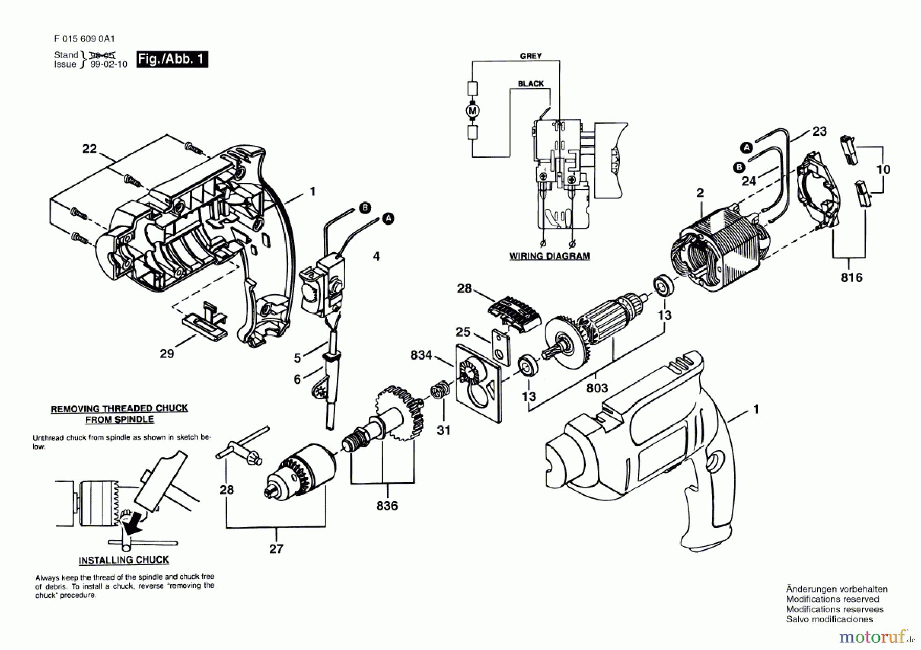  Bosch Werkzeug Ratsche 6090 Seite 1