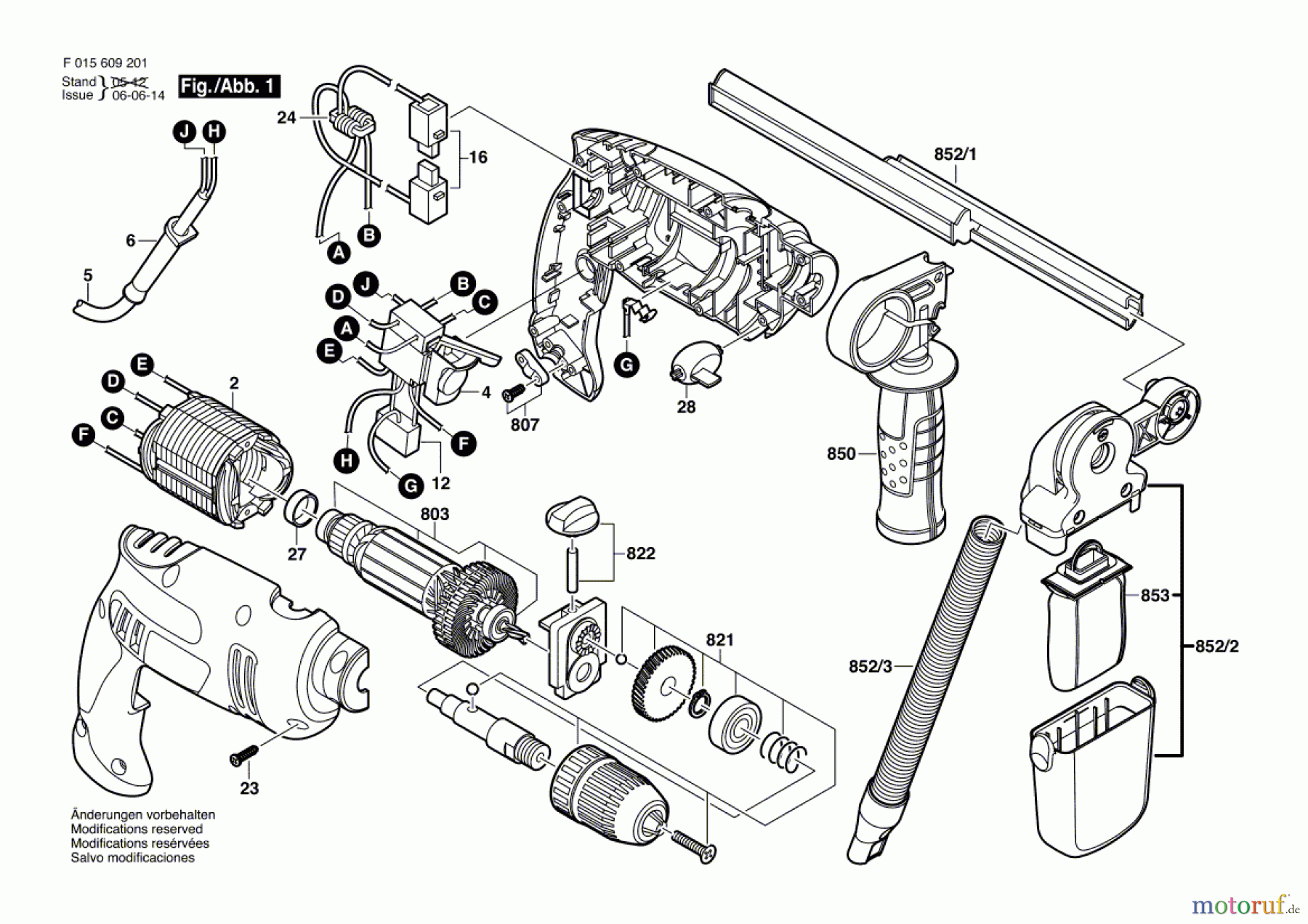  Bosch Werkzeug Schlagbohrmaschine 6092 Seite 1