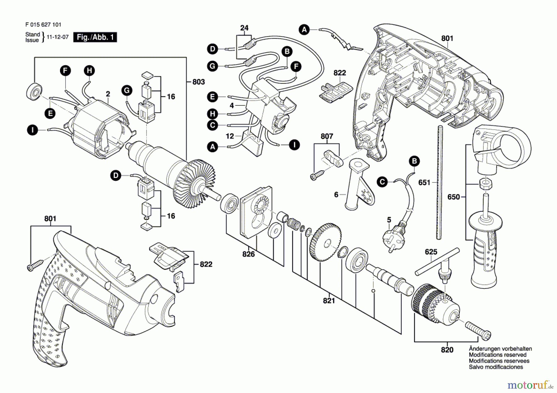  Bosch Werkzeug Schlagbohrmaschine 6271 Seite 1