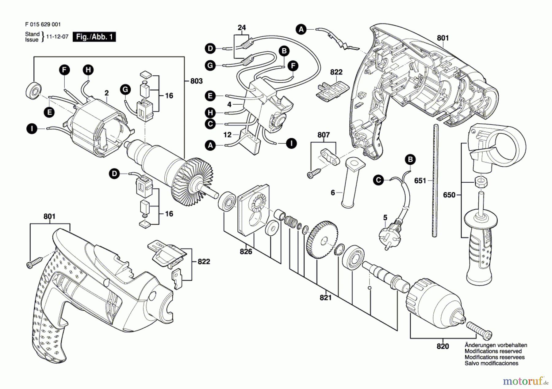  Bosch Werkzeug Schlagbohrmaschine 6290 Seite 1