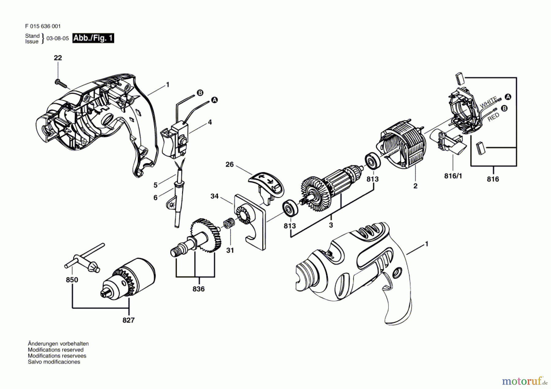  Bosch Werkzeug Schlagbohrmaschine 6360 Seite 1