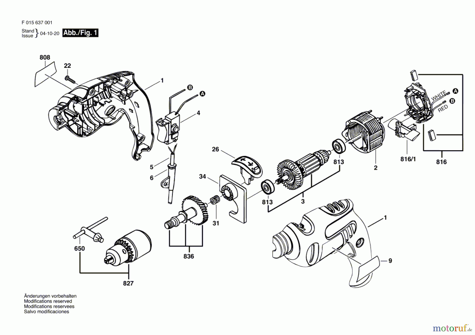  Bosch Werkzeug Schlagbohrmaschine 6370 Seite 1
