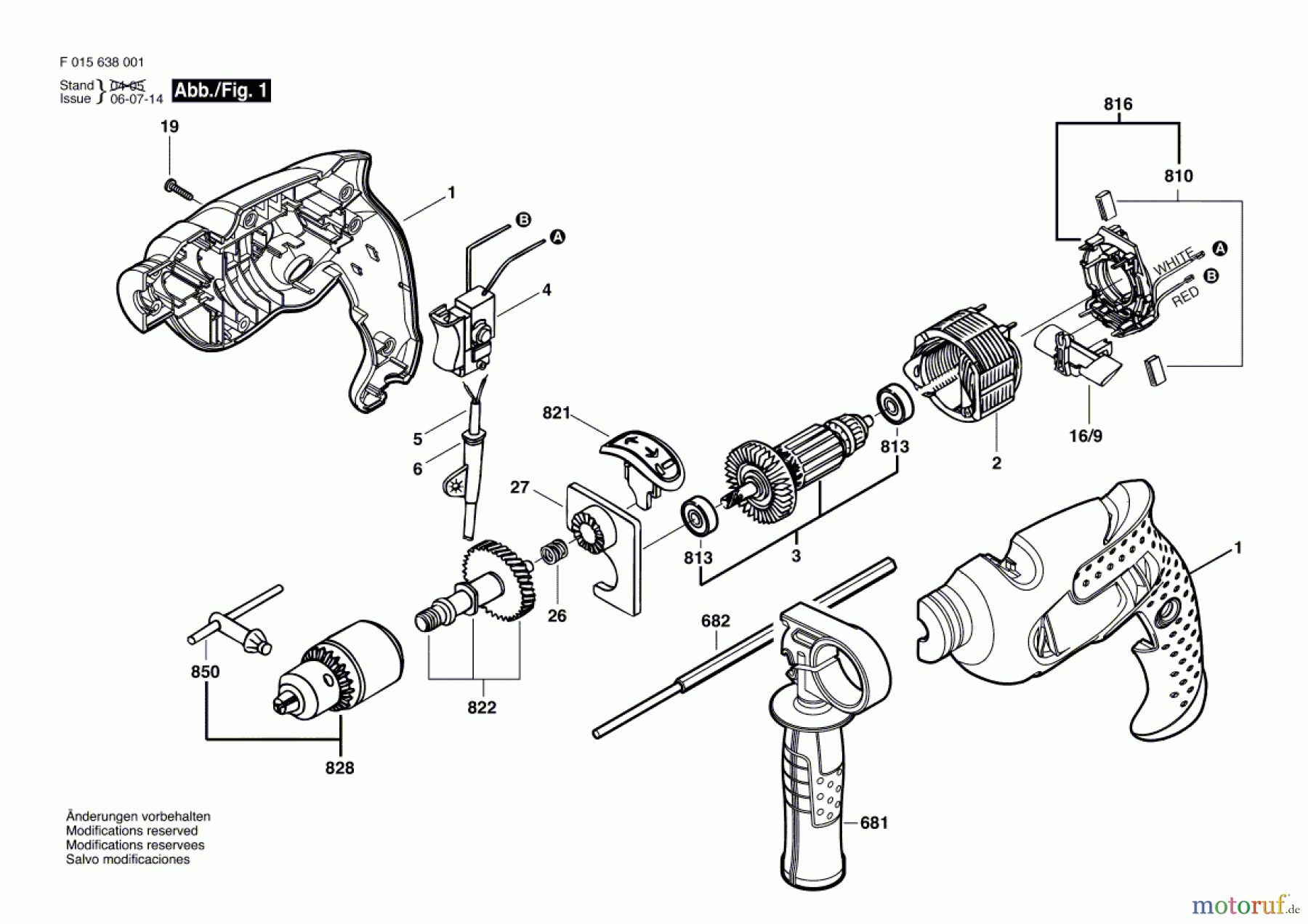  Bosch Werkzeug Schlagbohrmaschine 6380 Seite 1