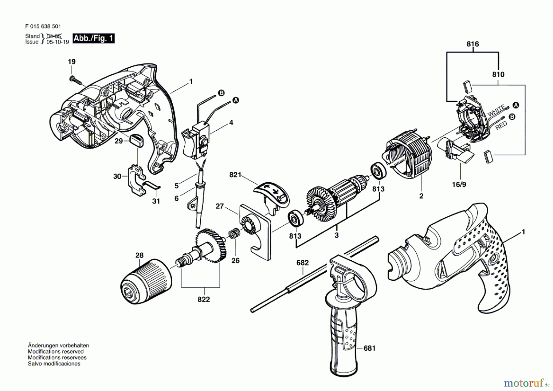  Bosch Werkzeug Schlagbohrmaschine 6386 Seite 1