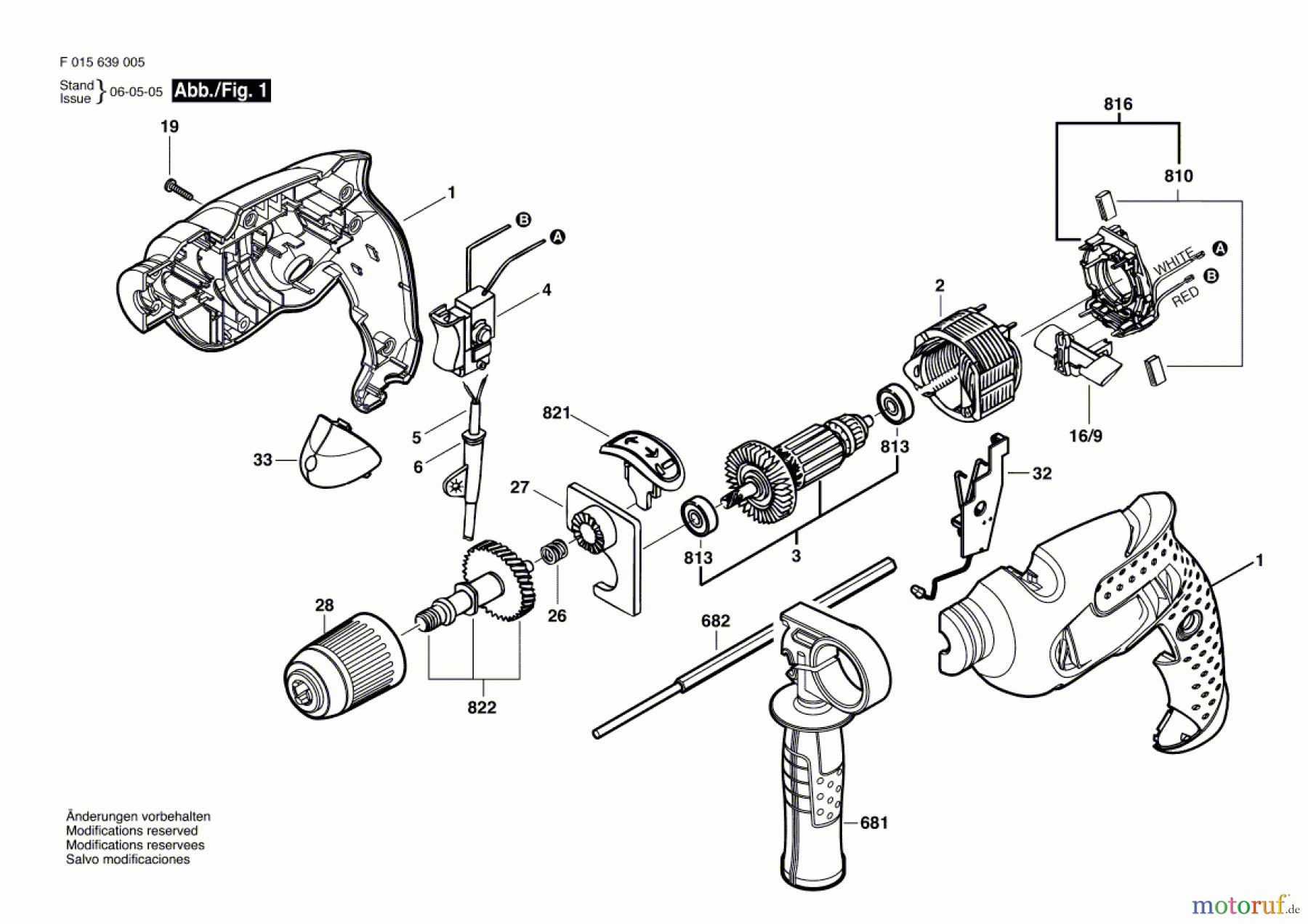  Bosch Werkzeug Schlagbohrmaschine 6390 Seite 1